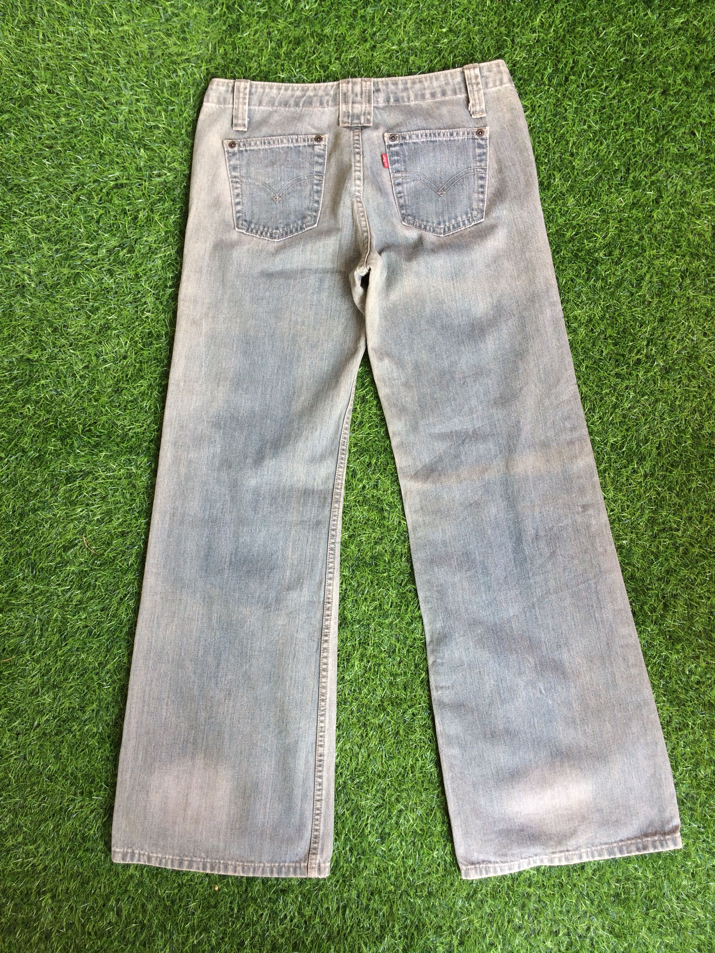 Levi's Flare Levis Jeans Japan Faded Boot Cut Denim #B-004 Size 30" / US 8 / IT 44 - 2 Thumbnail