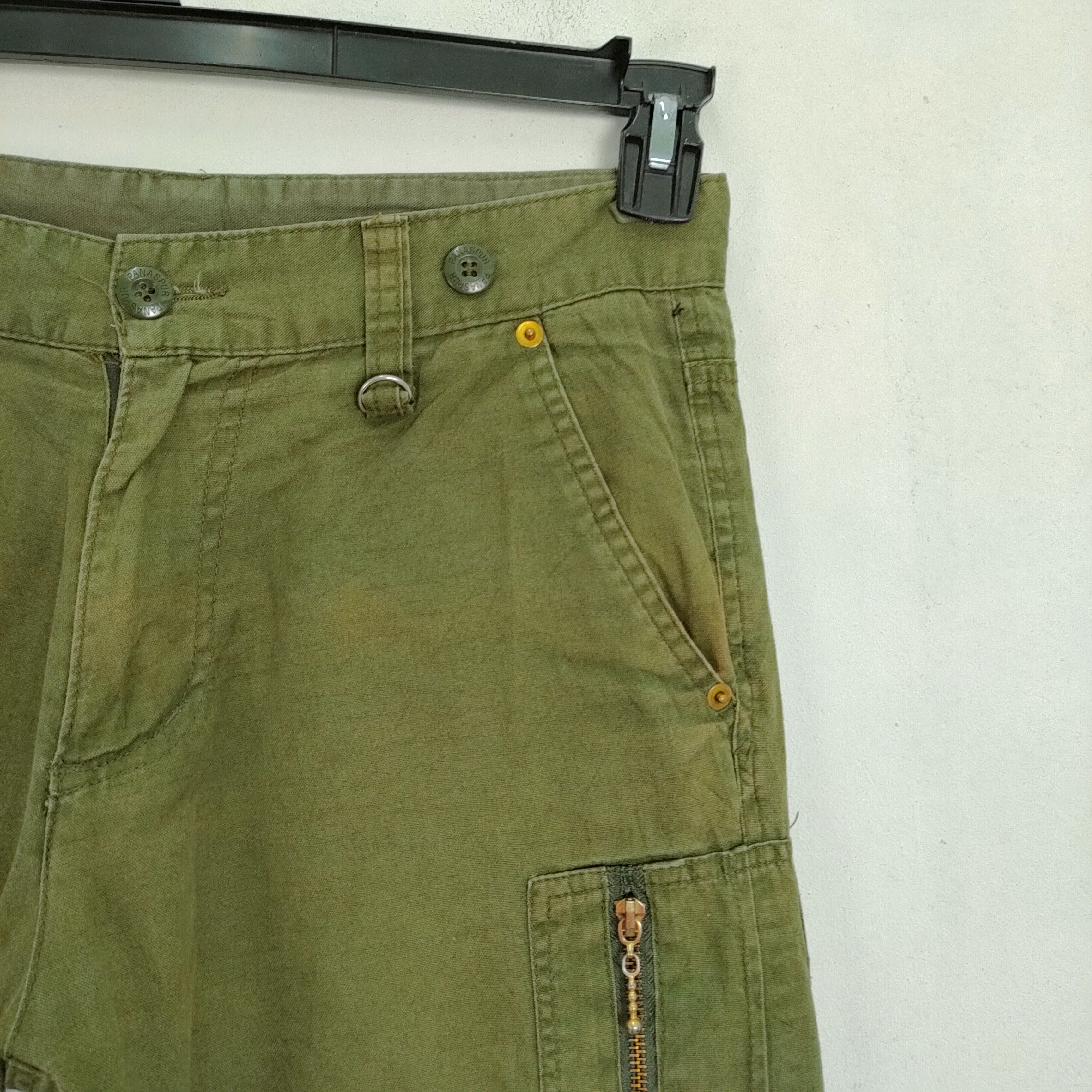 Japanese Brand PANASUPUR FADED CARGO PANTS MULTIPOCKET TACTICAL Size US 30 / EU 46 - 5 Thumbnail