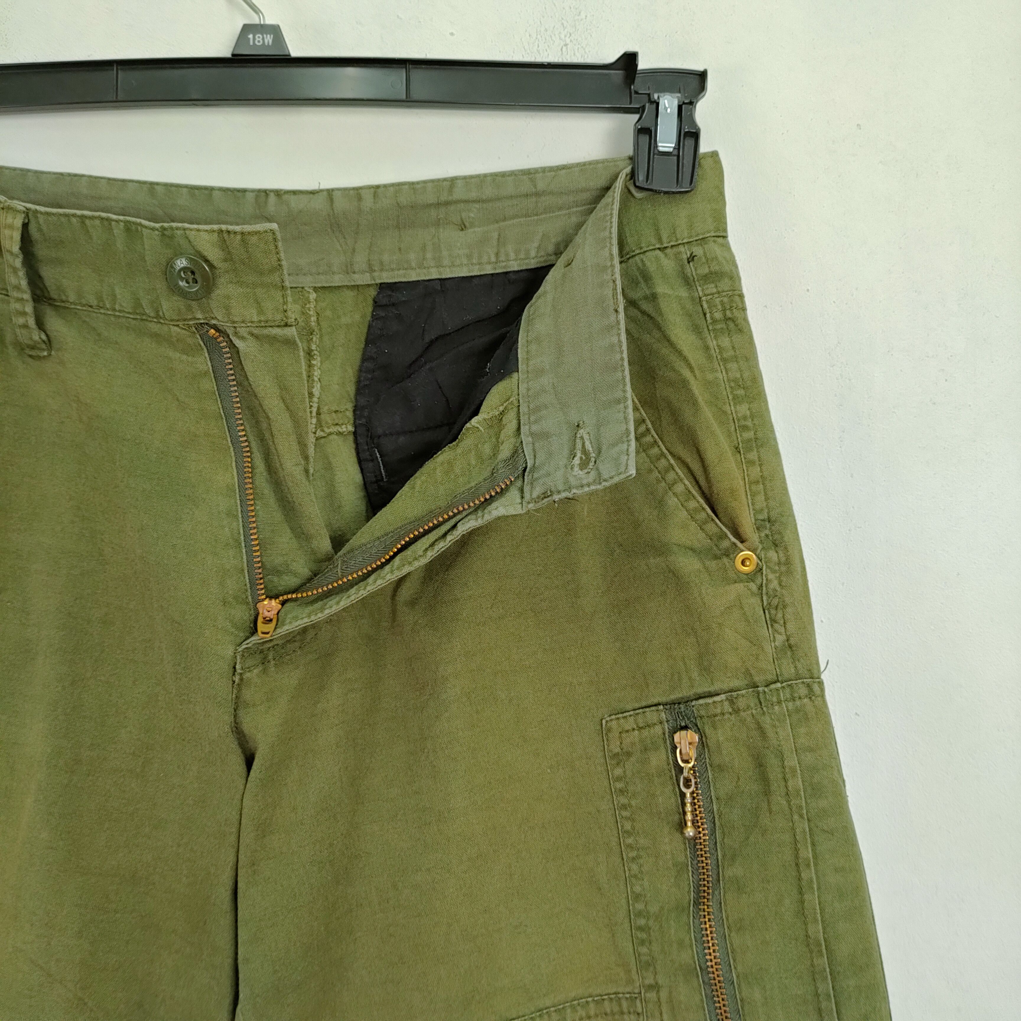Japanese Brand PANASUPUR FADED CARGO PANTS MULTIPOCKET TACTICAL Size US 30 / EU 46 - 7 Thumbnail