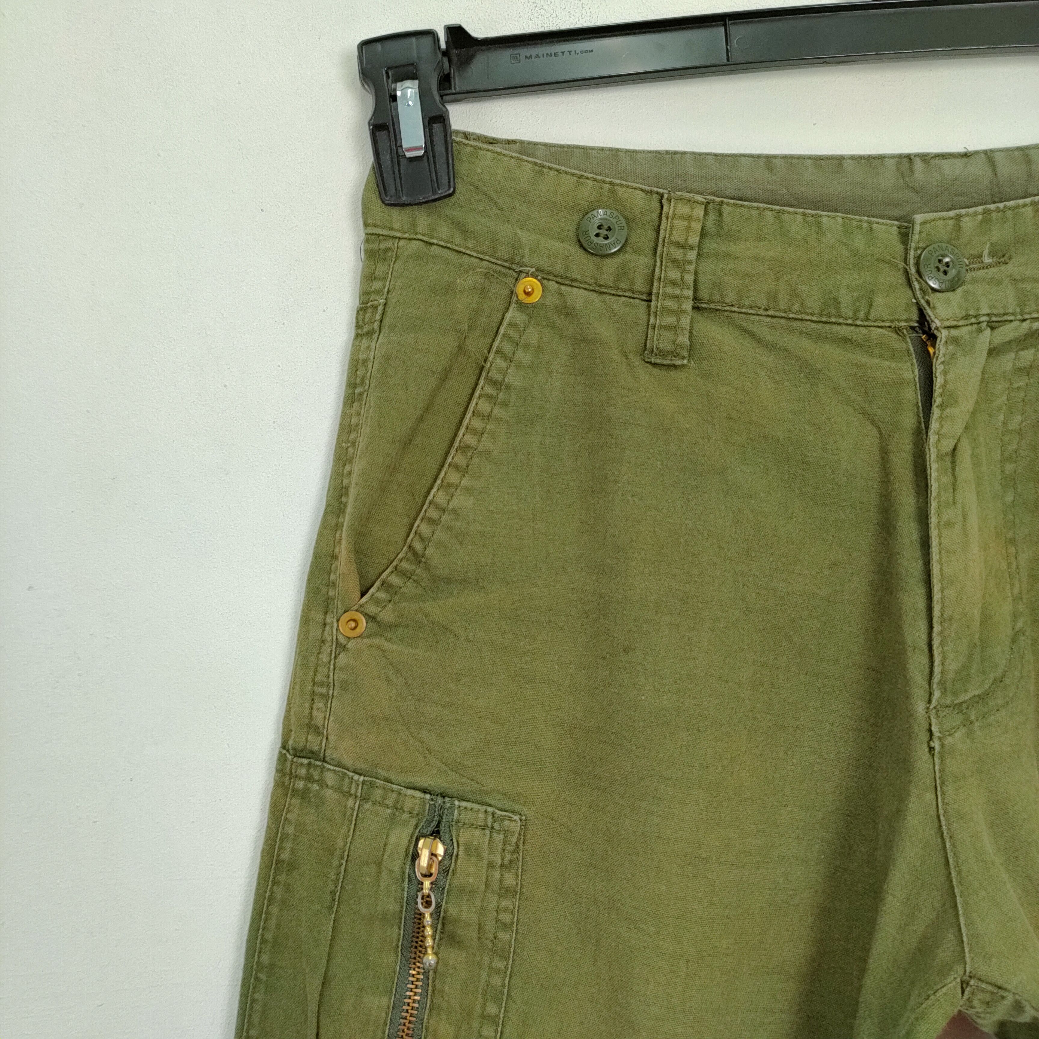 Japanese Brand PANASUPUR FADED CARGO PANTS MULTIPOCKET TACTICAL Size US 30 / EU 46 - 6 Thumbnail