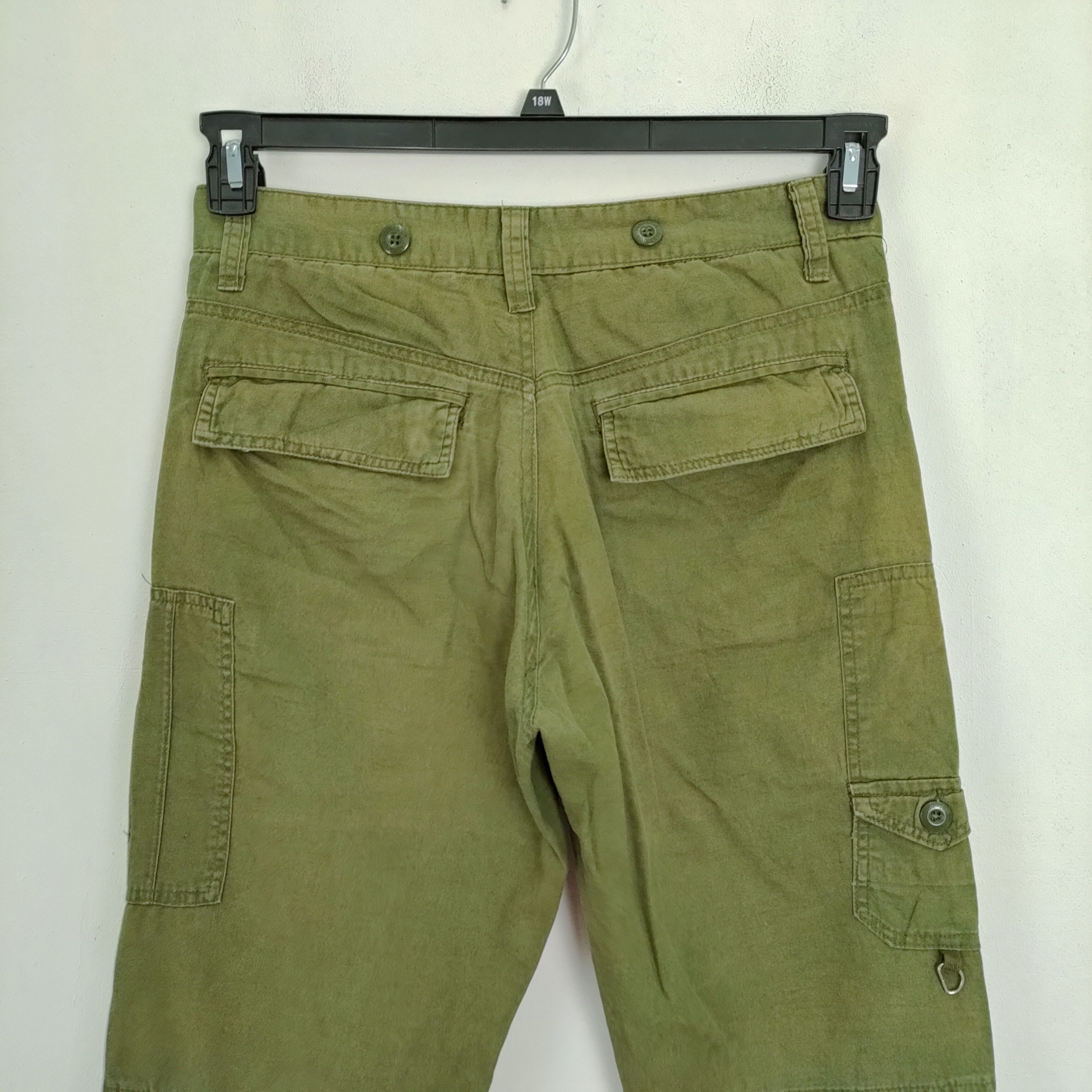 Japanese Brand PANASUPUR FADED CARGO PANTS MULTIPOCKET TACTICAL Size US 30 / EU 46 - 9 Thumbnail
