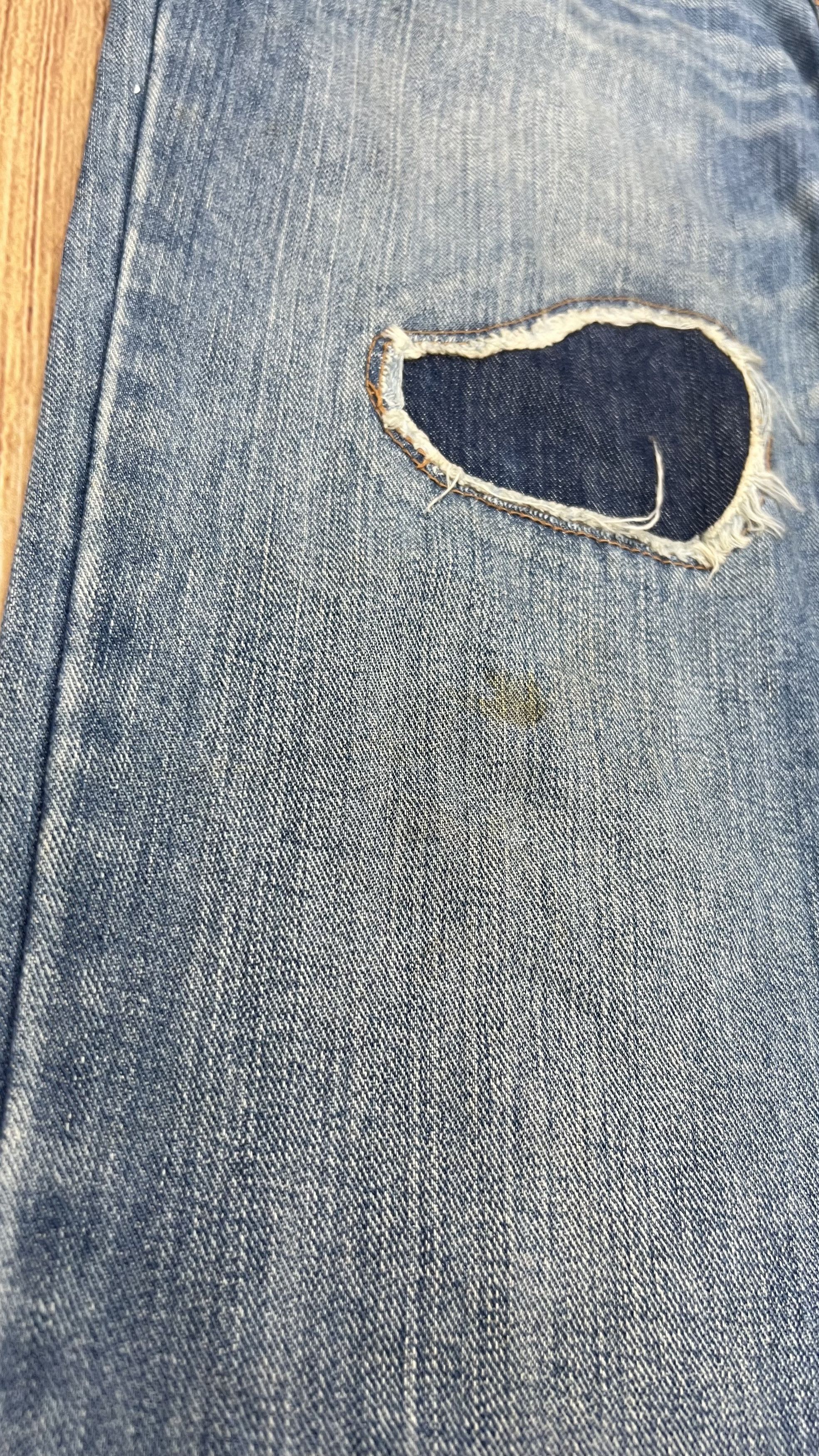 Japanese Brand × Vintage Women Soul Frank Patchy Jeans Size 33" - 5 Thumbnail