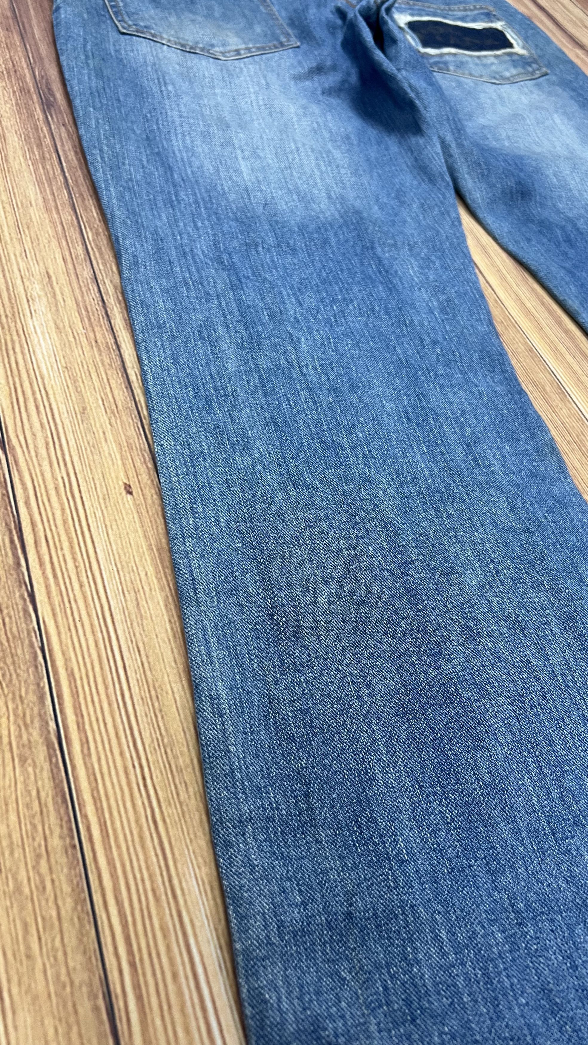 Japanese Brand × Vintage Women Soul Frank Patchy Jeans Size 33" - 11 Thumbnail