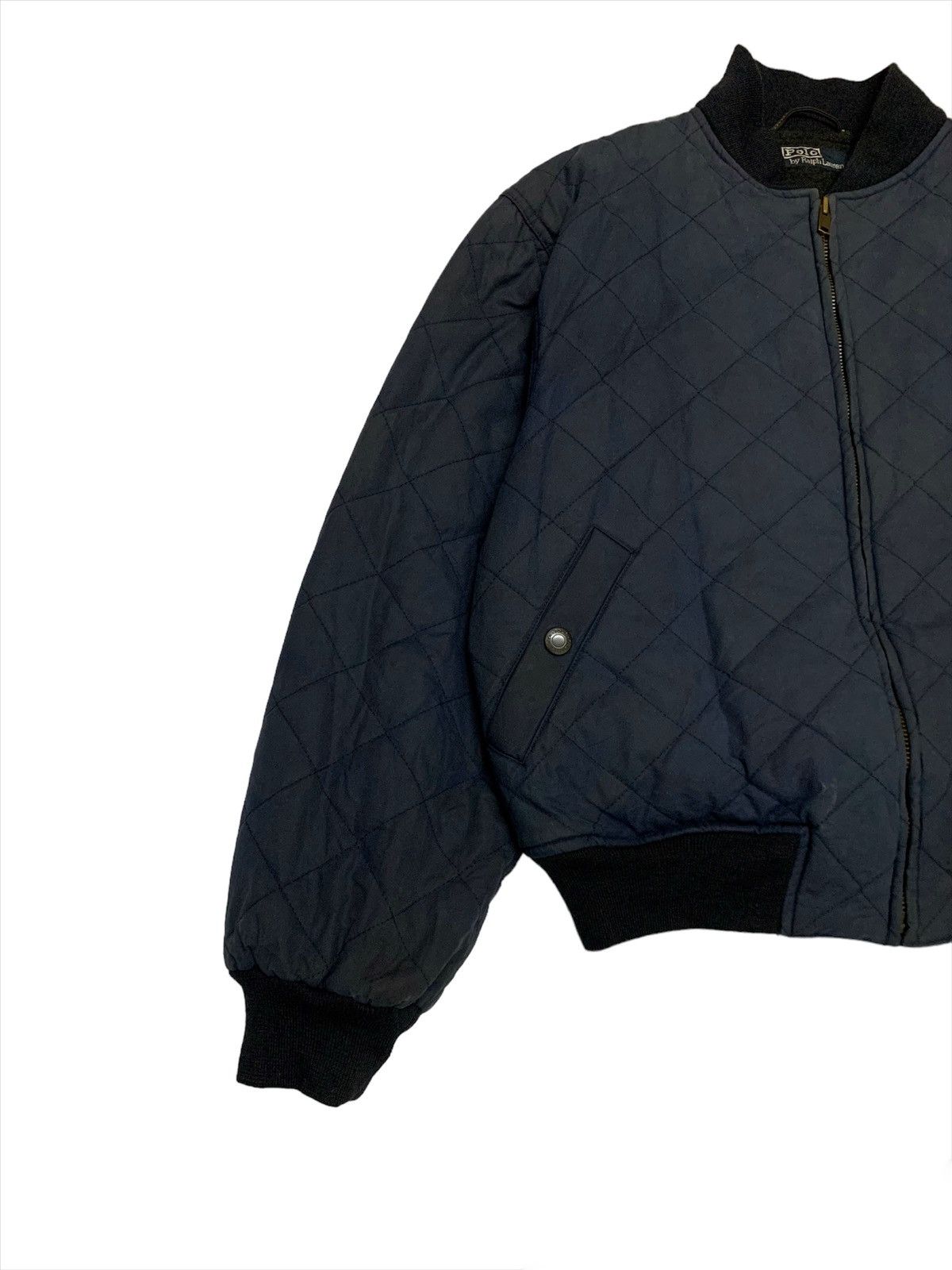 Polo Ralph Lauren Rare RL Polo Ralph Lauren Quilted Lining Wool Bomber Jacket Size US L / EU 52-54 / 3 - 5 Thumbnail