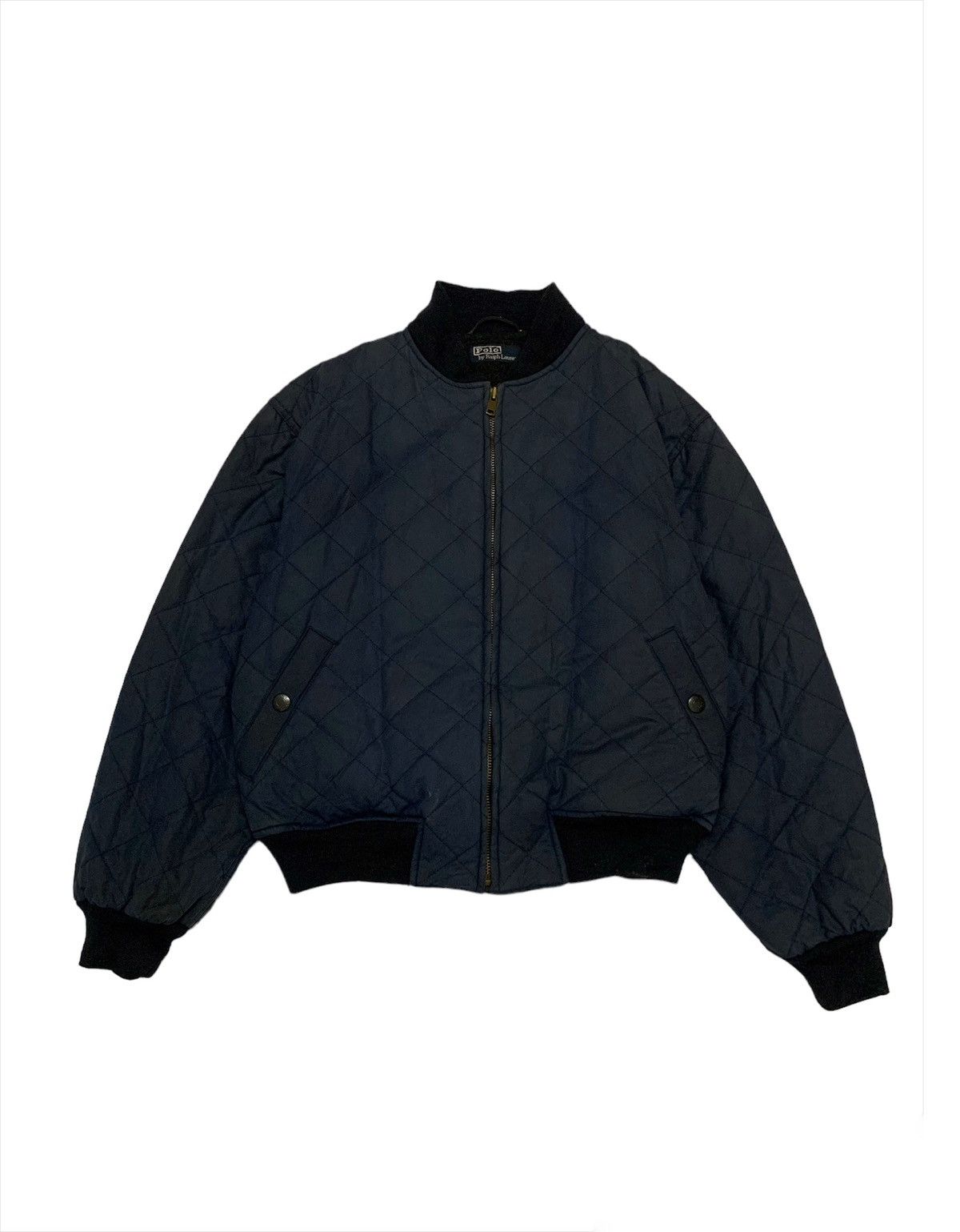 Polo Ralph Lauren Rare RL Polo Ralph Lauren Quilted Lining Wool Bomber Jacket Size US L / EU 52-54 / 3 - 2 Thumbnail