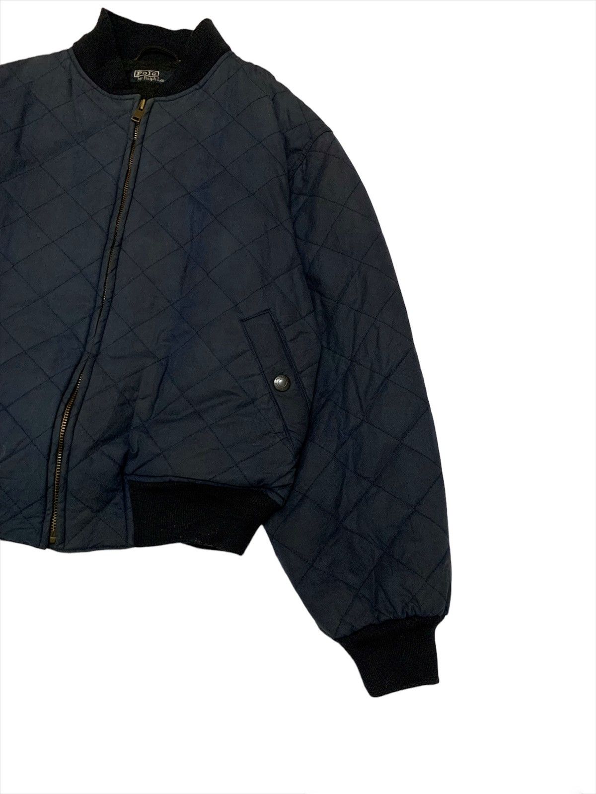 Polo Ralph Lauren Rare RL Polo Ralph Lauren Quilted Lining Wool Bomber Jacket Size US L / EU 52-54 / 3 - 7 Thumbnail