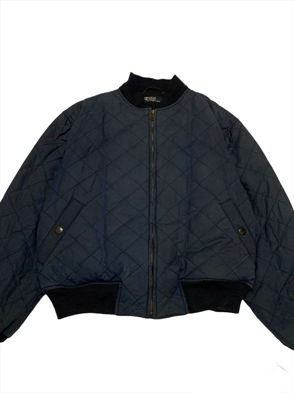 Polo Ralph Lauren Rare RL Polo Ralph Lauren Quilted Lining Wool Bomber Jacket Size US L / EU 52-54 / 3 - 6 Thumbnail