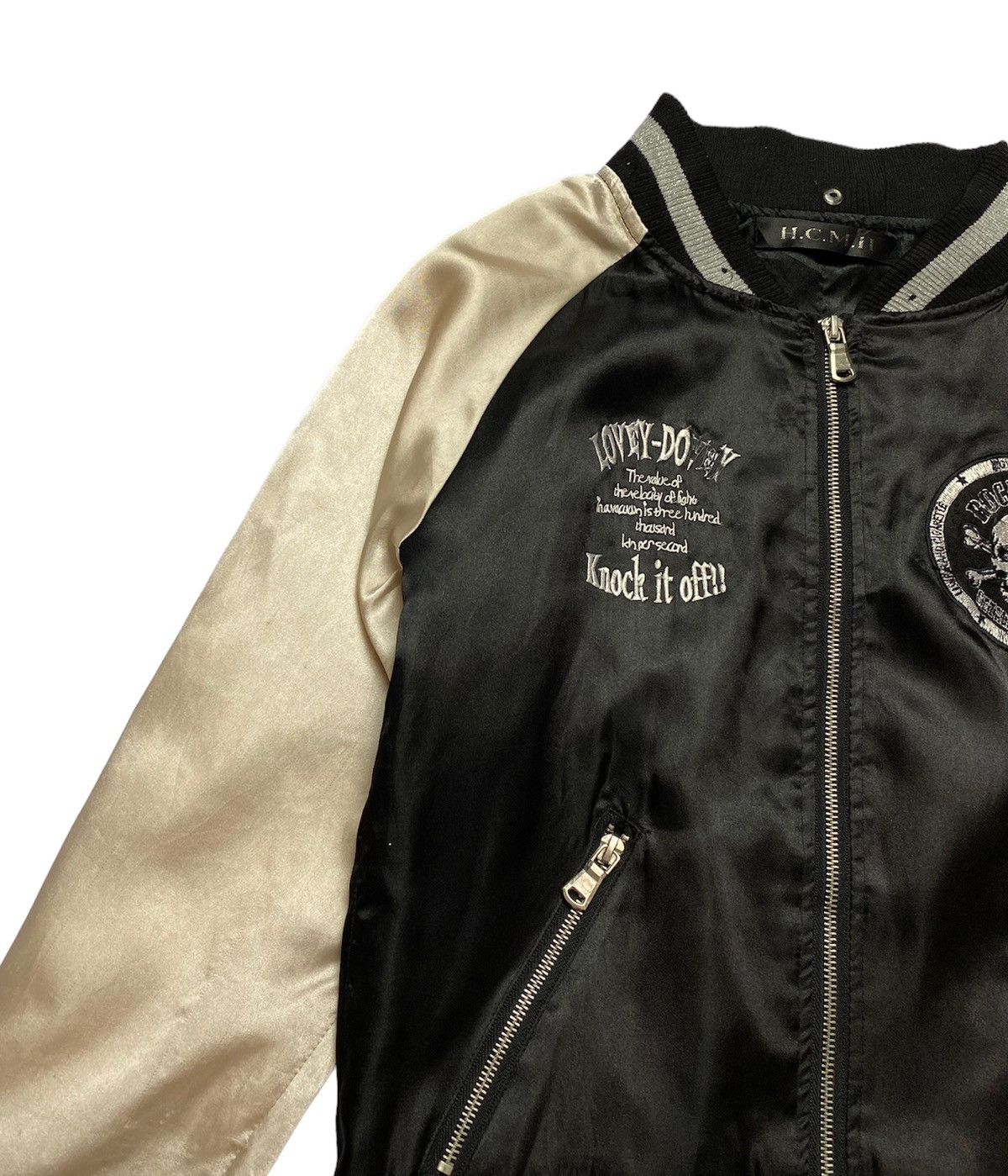 Japanese Brand Vintage HCM2 Japanese Sukajan Embroidered Logo Jacket Size M / US 6-8 / IT 42-44 - 3 Thumbnail