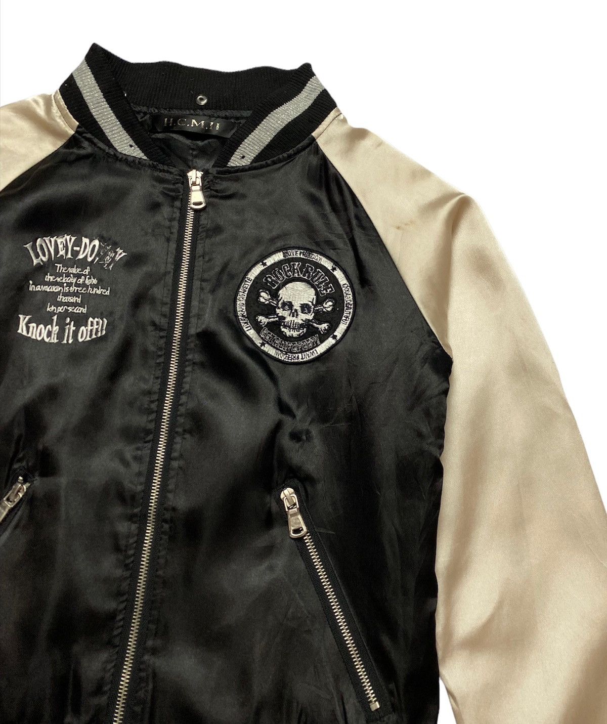 Japanese Brand Vintage HCM2 Japanese Sukajan Embroidered Logo Jacket Size M / US 6-8 / IT 42-44 - 4 Thumbnail