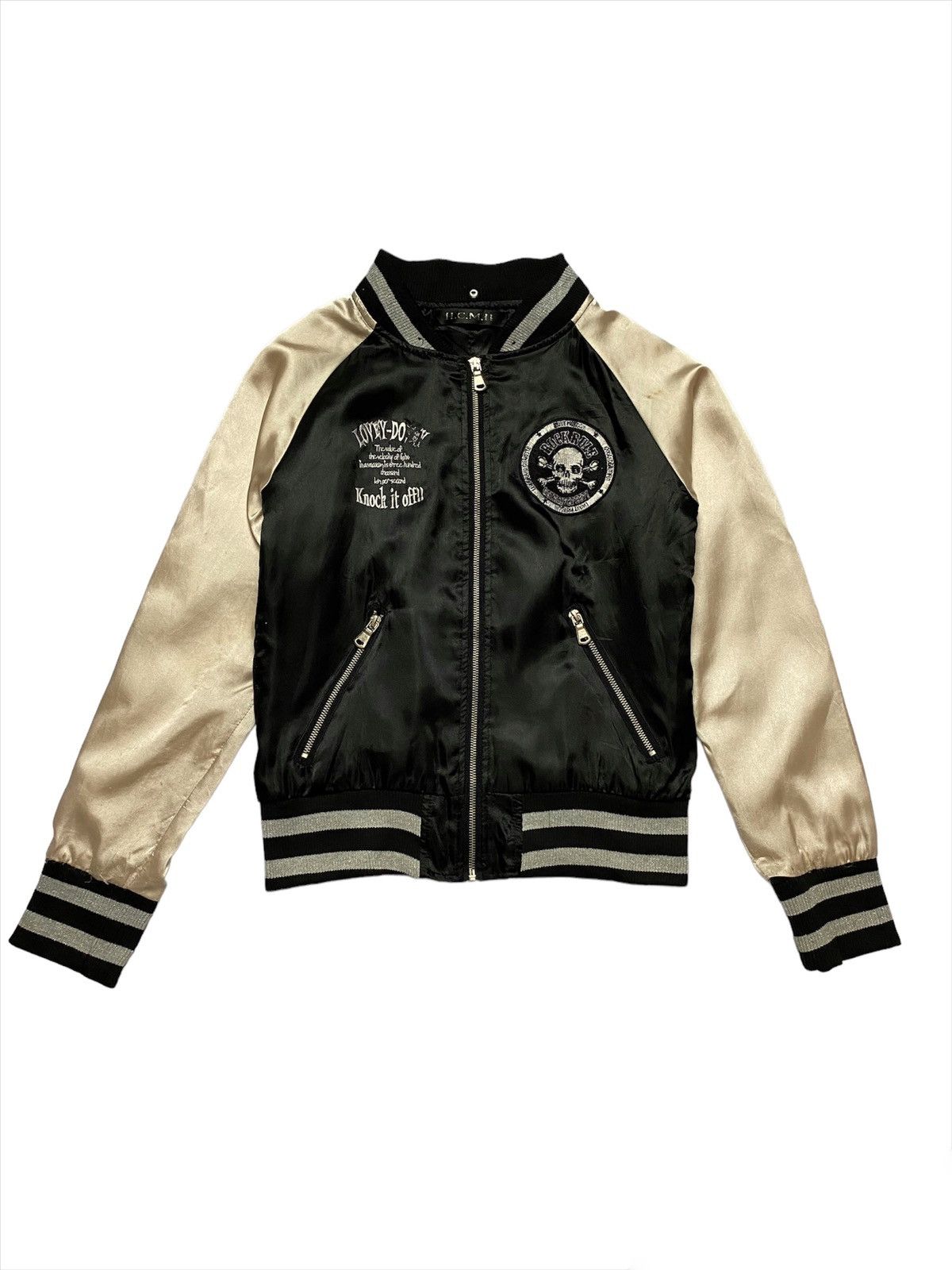 Japanese Brand Vintage HCM2 Japanese Sukajan Embroidered Logo Jacket Size M / US 6-8 / IT 42-44 - 2 Thumbnail