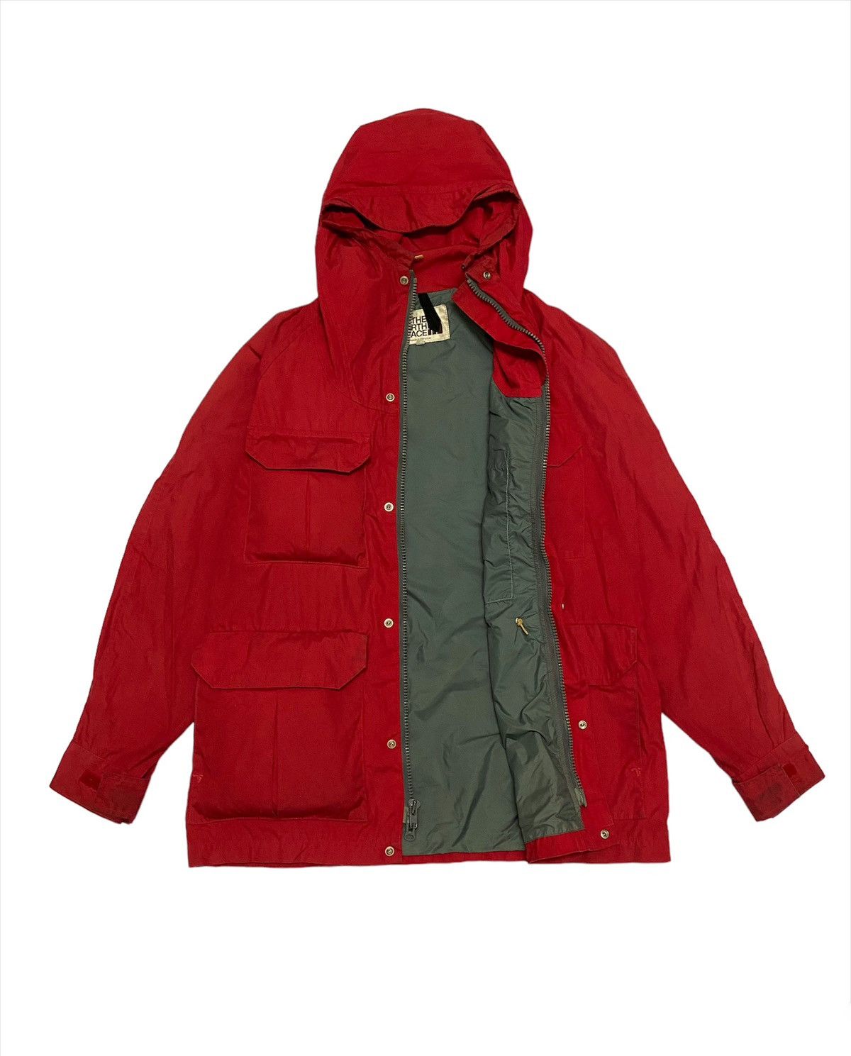 The North Face Vintage TNF The North Face USA Cargo Pocket Hoodie Jacket Size US L / EU 52-54 / 3 - 1 Thumbnail
