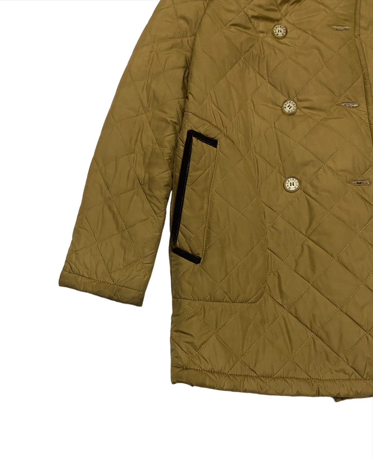 Mackintosh Rare Mackintosh Quilted Lining Sherpa Brown Jacket Size XS / US 0-2 / IT 36-38 - 6 Thumbnail