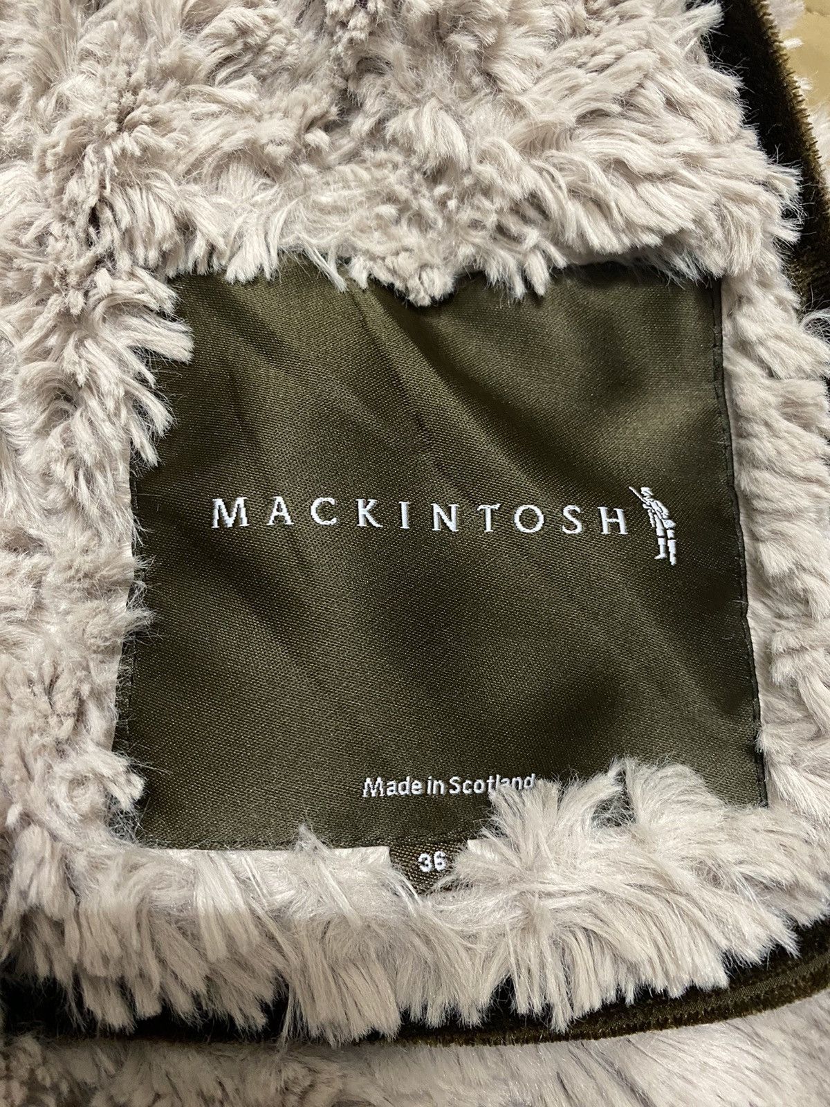 Mackintosh Rare Mackintosh Quilted Lining Sherpa Brown Jacket Size XS / US 0-2 / IT 36-38 - 9 Thumbnail