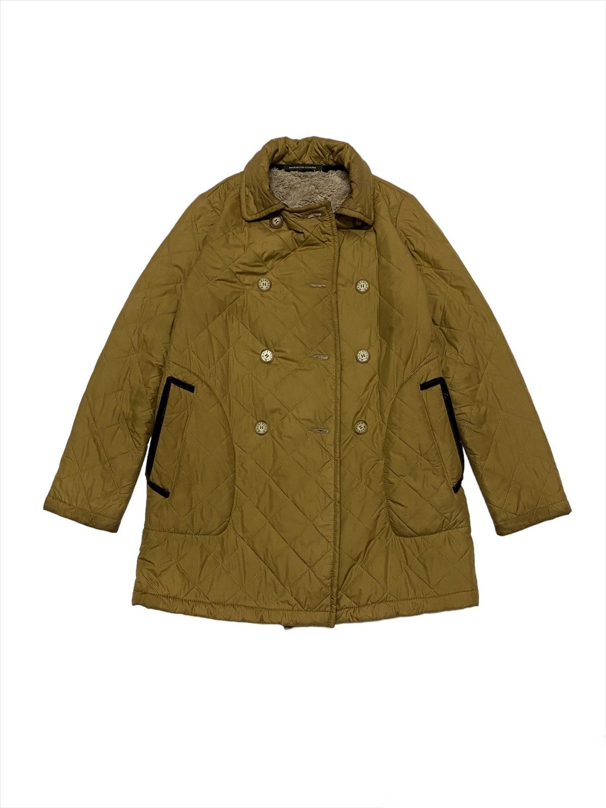 Mackintosh Rare Mackintosh Quilted Lining Sherpa Brown Jacket Size XS / US 0-2 / IT 36-38 - 8 Thumbnail