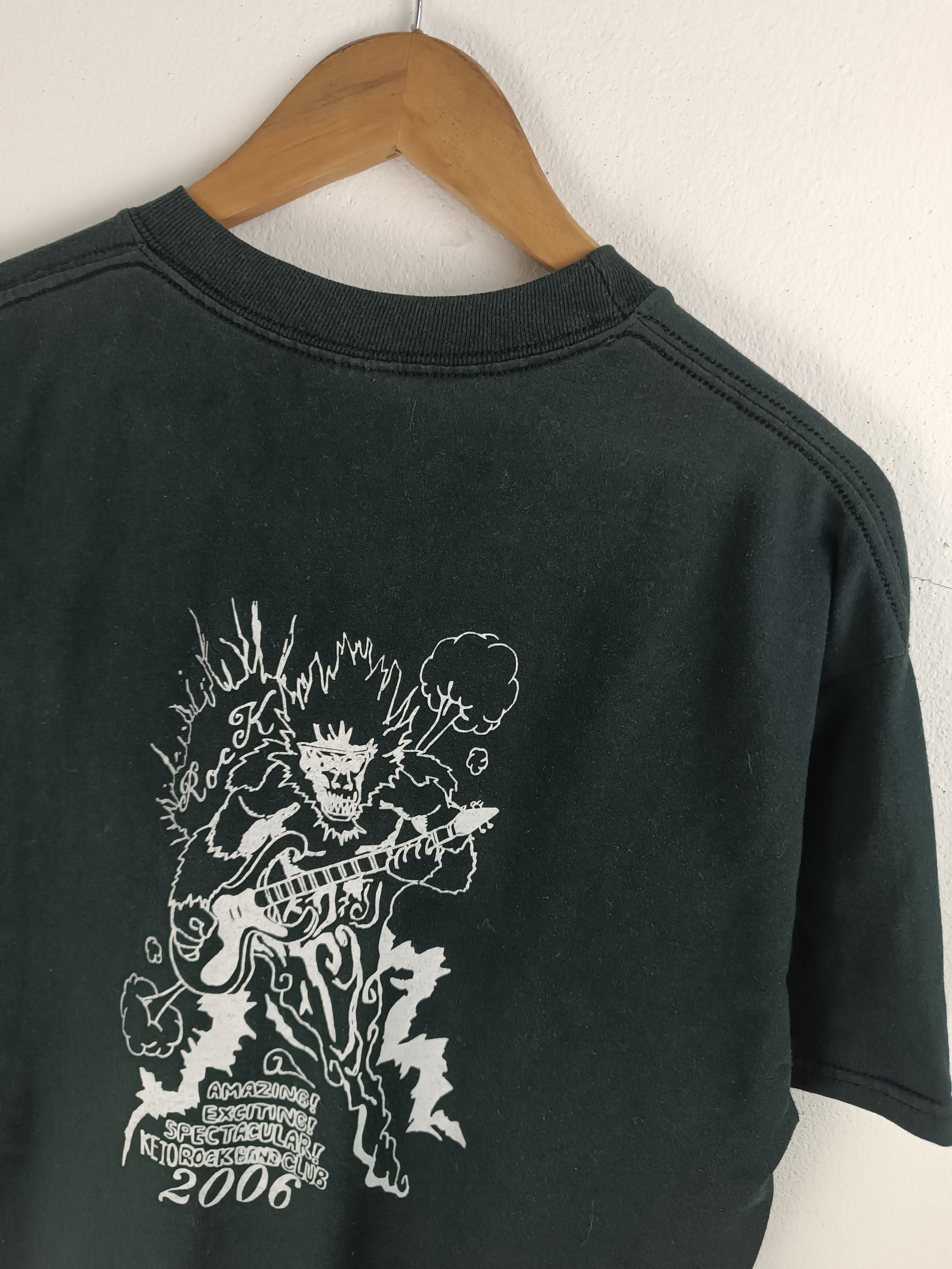 Band Tees VINTAGE '06 KEIO ROCK BAND CLUB TEE japan rock band Size US L / EU 52-54 / 3 - 13 Thumbnail