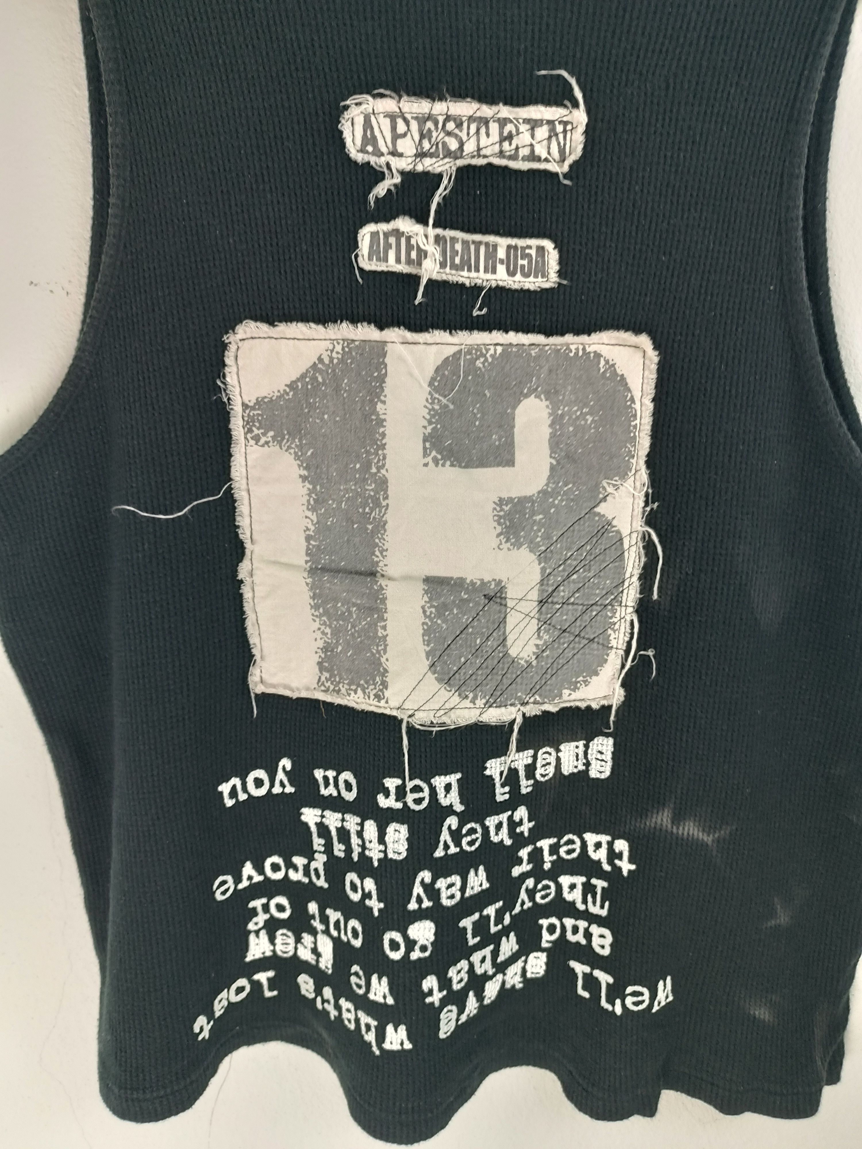 Japanese Brand RARE🔥VTG APESTEIN ANARCHISM RIOT SKULL LGB PUNK INTHEATTIC Size US L / EU 52-54 / 3 - 13 Thumbnail