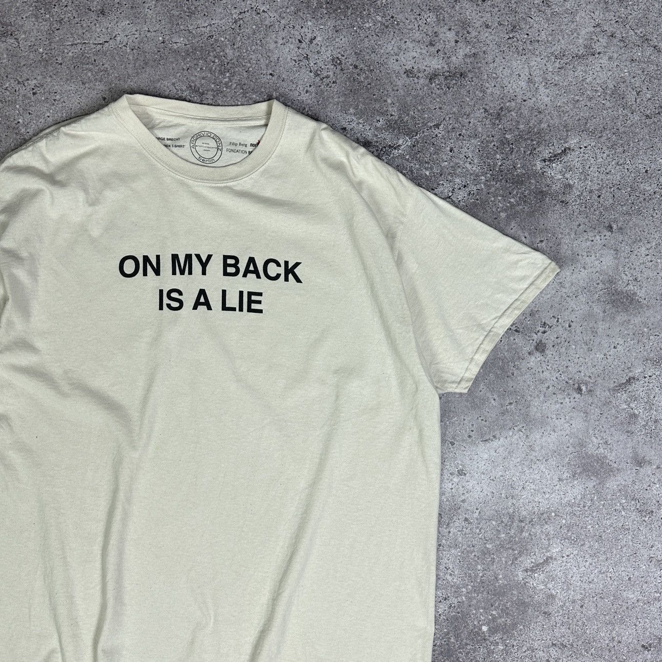 Other Vintage Grail Archive George Brecht On My Back Paradox tee Size US XL / EU 56 / 4 - 3 Thumbnail