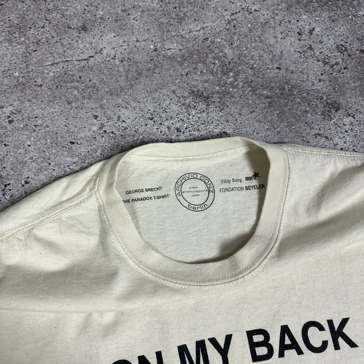 Other Vintage Grail Archive George Brecht On My Back Paradox tee Size US XL / EU 56 / 4 - 6 Thumbnail