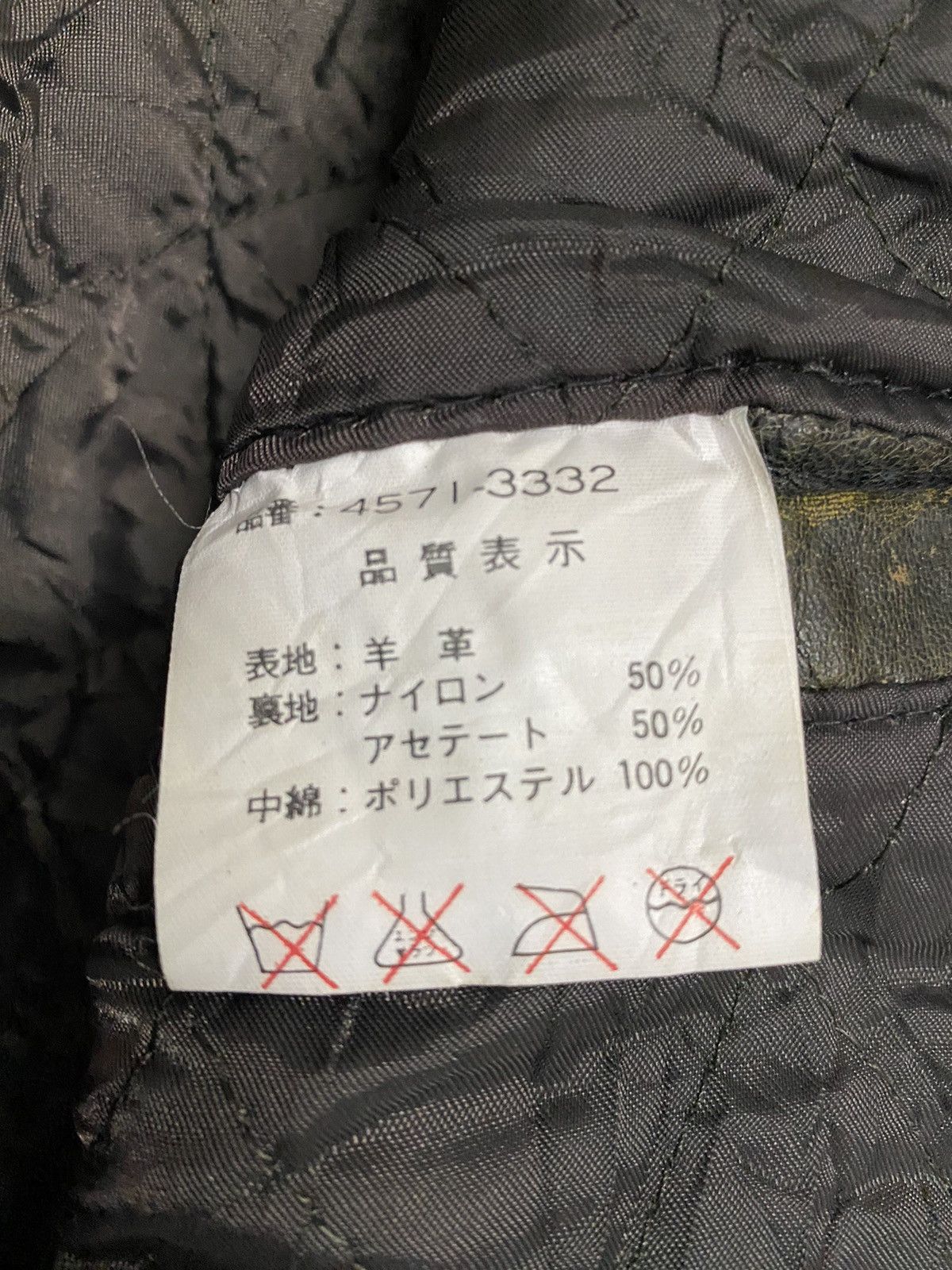 Genuine Leather × Lucky Brand × Vintage Vintage 80a Lucky Strike US Flag Leather Jacket Size US M / EU 48-50 / 2 - 13 Thumbnail