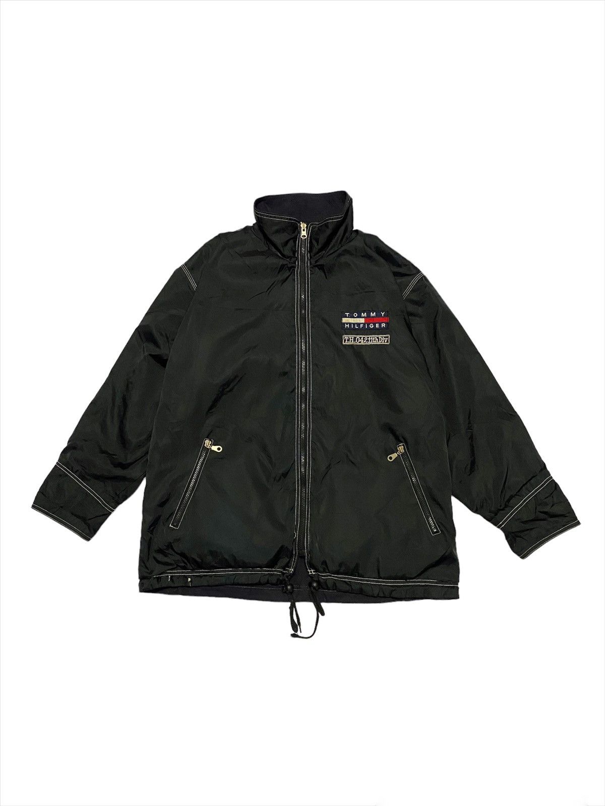 Tommy Hilfiger Rare Vintage Tommy Hilfiger TH04211thDiv Reversible Jacket Size US L / EU 52-54 / 3 - 3 Thumbnail