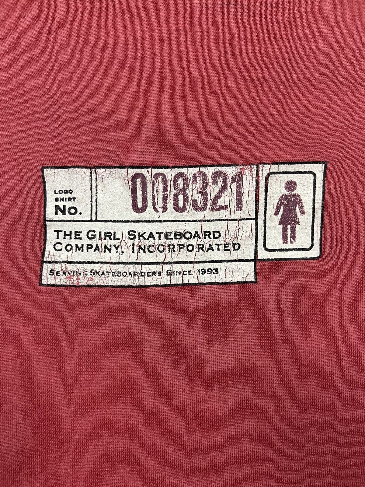Girl Skateboards Vintage 90s Distressed Santa Cruz Girl Skate Very Rare Size US L / EU 52-54 / 3 - 2 Thumbnail