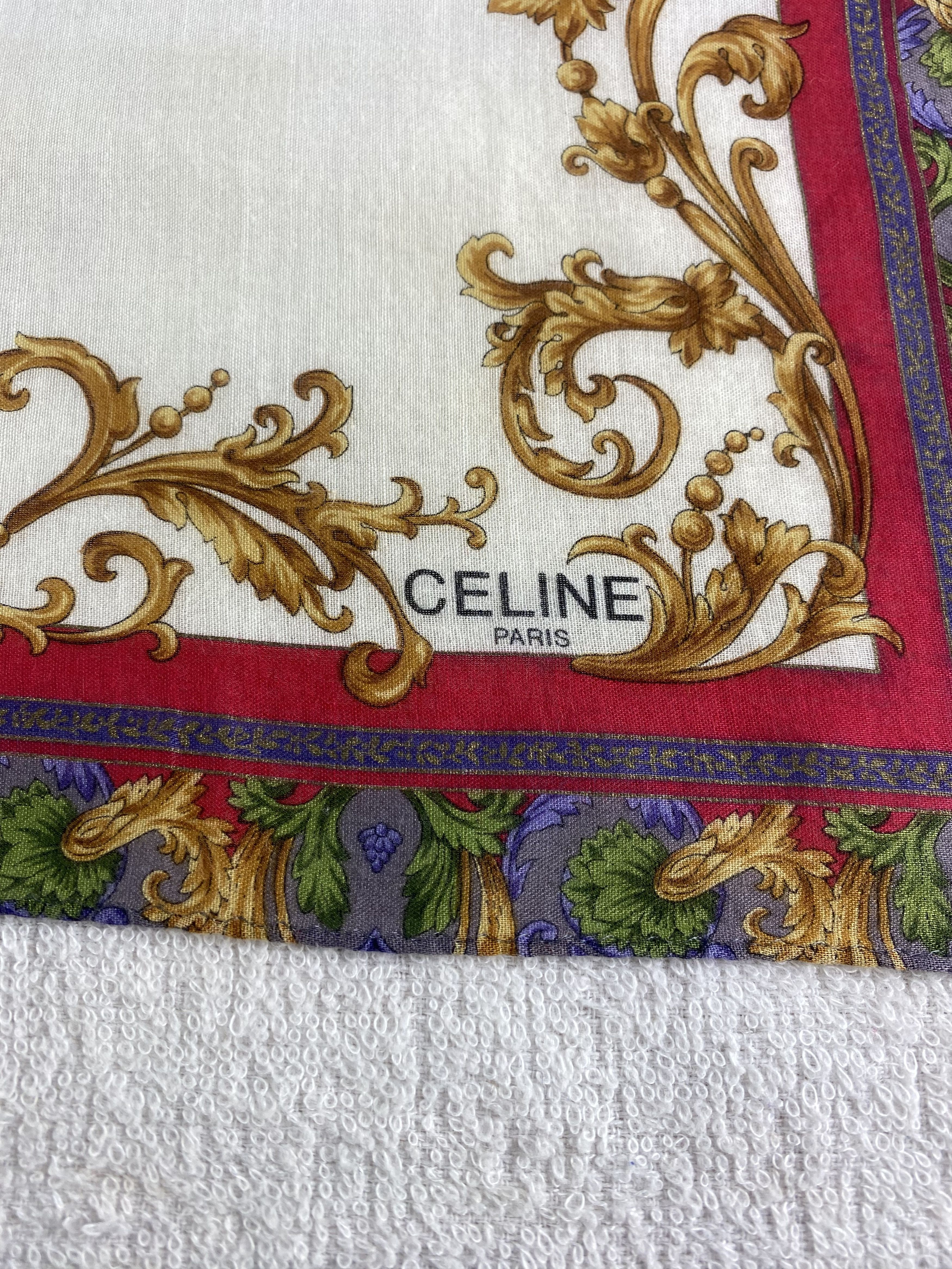 Celine Celine Handkerchief / Bandana / Neckerchief C164 Size ONE SIZE - 5 Thumbnail