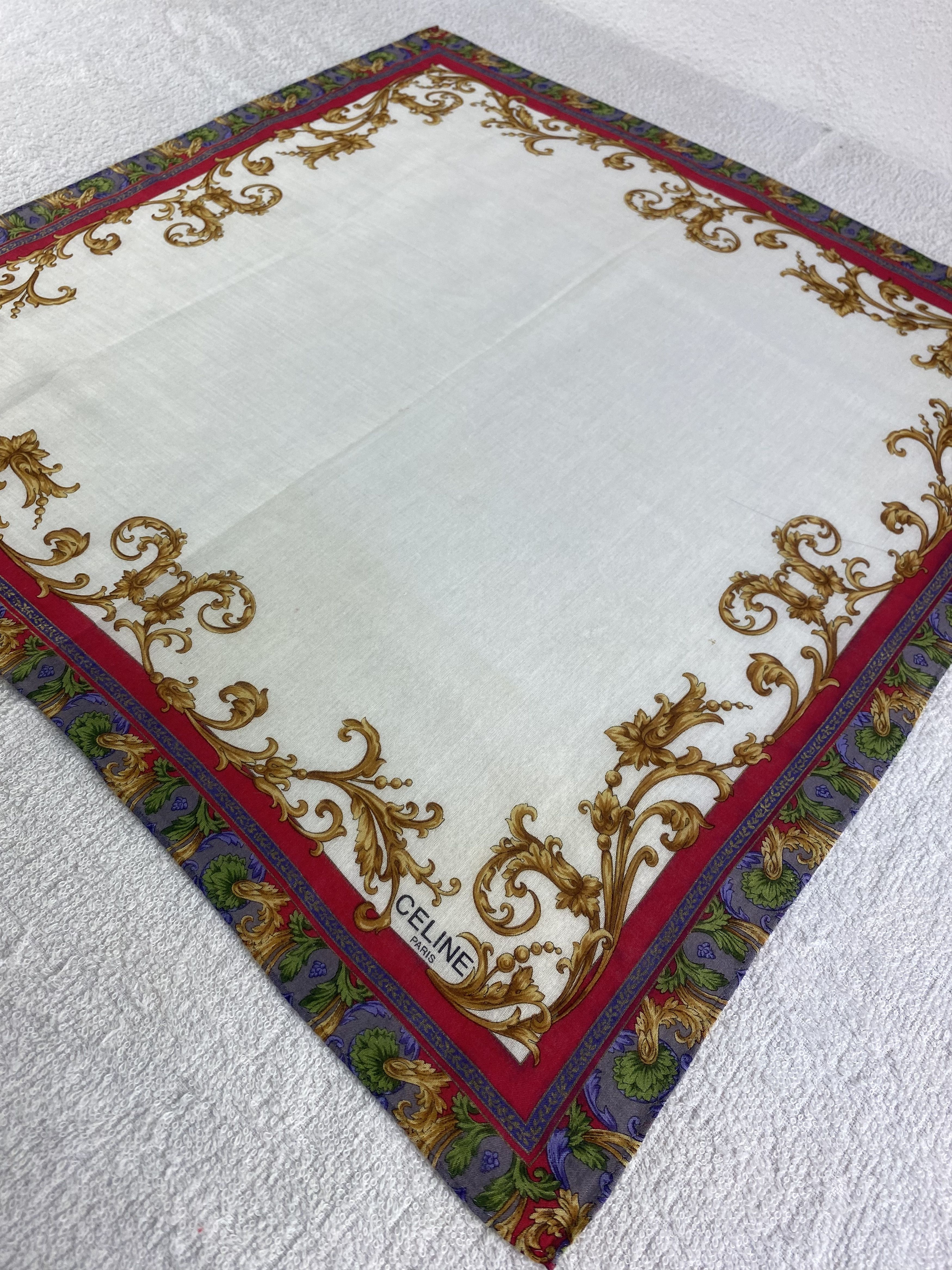Celine Celine Handkerchief / Bandana / Neckerchief C164 Size ONE SIZE - 4 Thumbnail