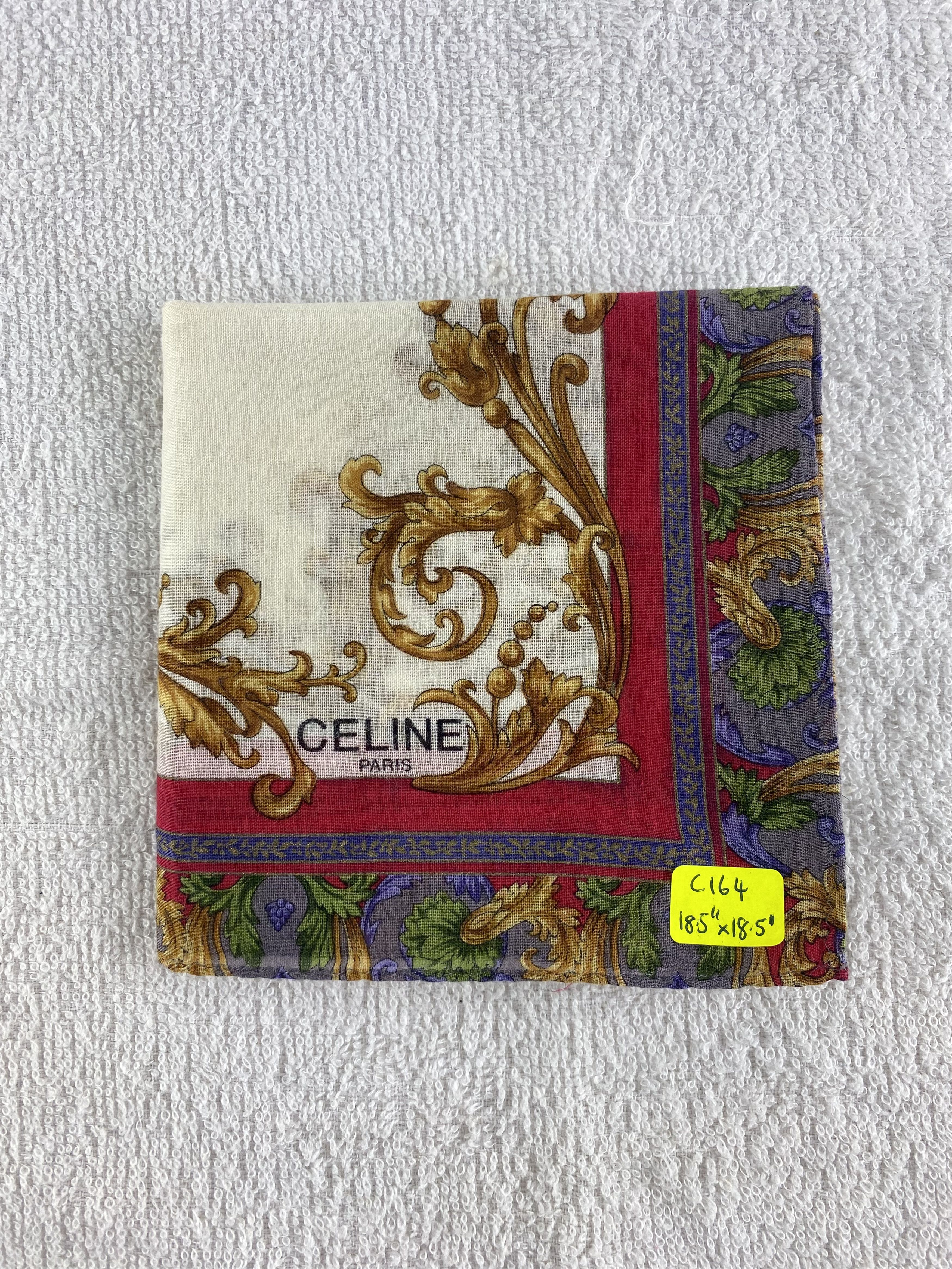Celine Celine Handkerchief / Bandana / Neckerchief C164 Size ONE SIZE - 7 Thumbnail
