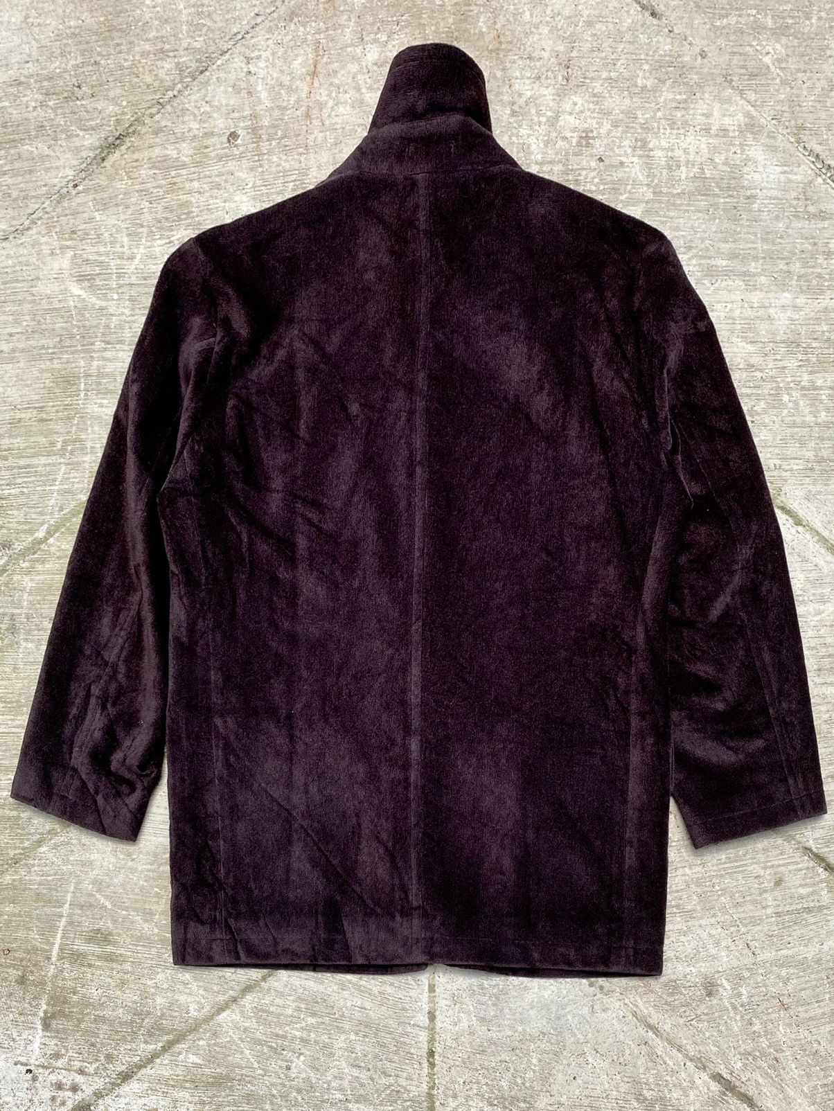 Burberry × Burberry Prorsum VINTAGE BURBERRYS SUEDE WOOL BLEND BUTTON UP JACKET Size US M / EU 48-50 / 2 - 3 Thumbnail