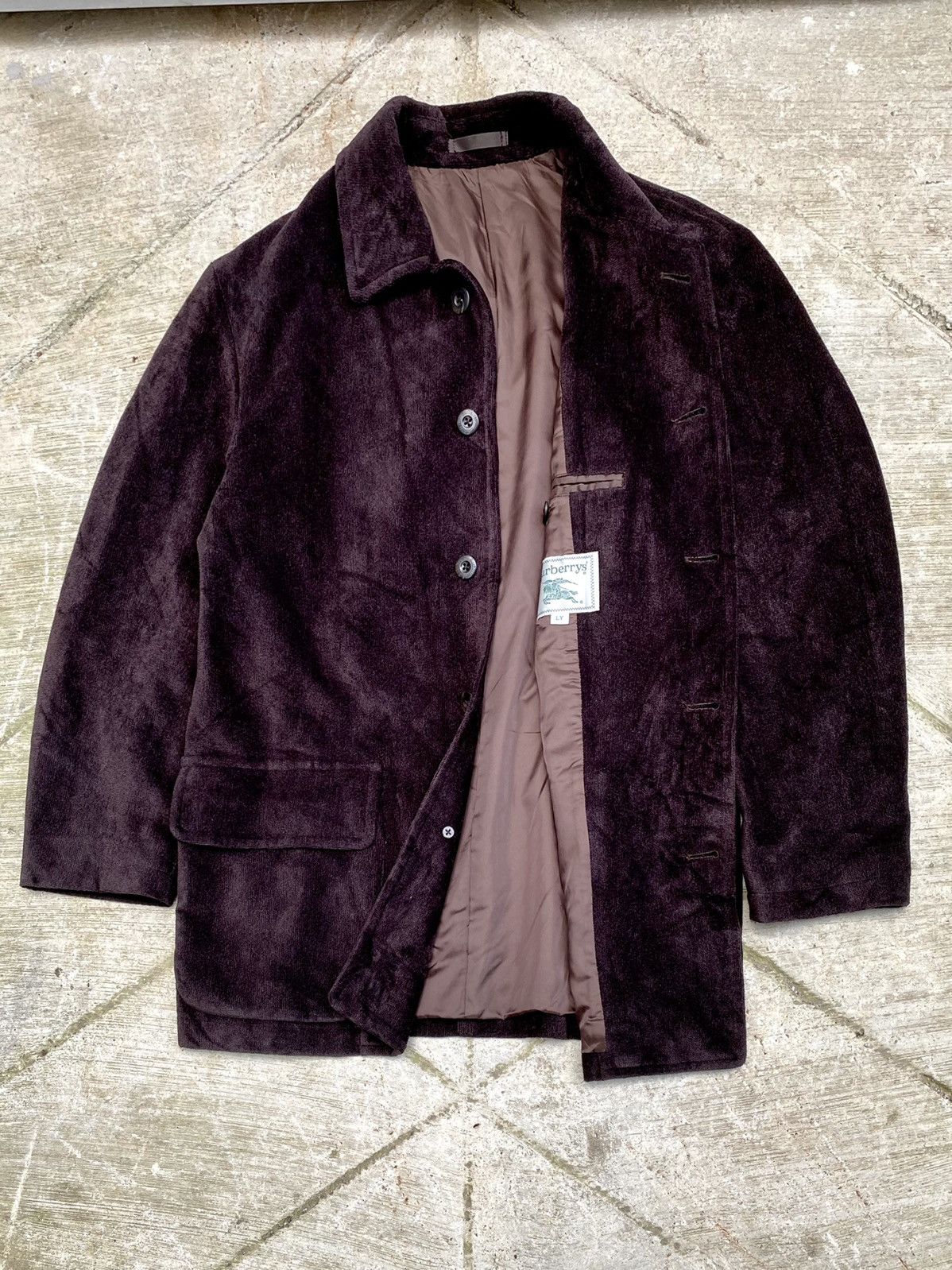 Burberry × Burberry Prorsum VINTAGE BURBERRYS SUEDE WOOL BLEND BUTTON UP JACKET Size US M / EU 48-50 / 2 - 2 Thumbnail