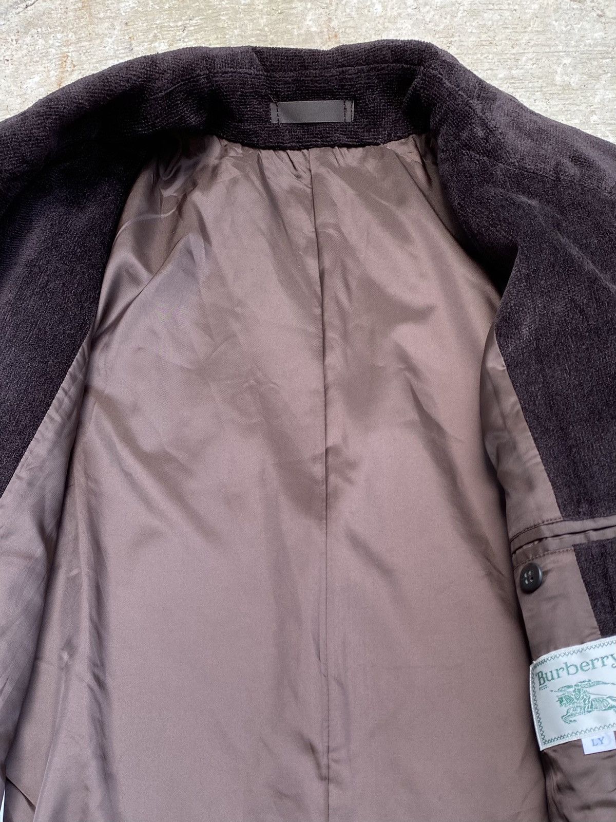 Burberry × Burberry Prorsum VINTAGE BURBERRYS SUEDE WOOL BLEND BUTTON UP JACKET Size US M / EU 48-50 / 2 - 14 Thumbnail