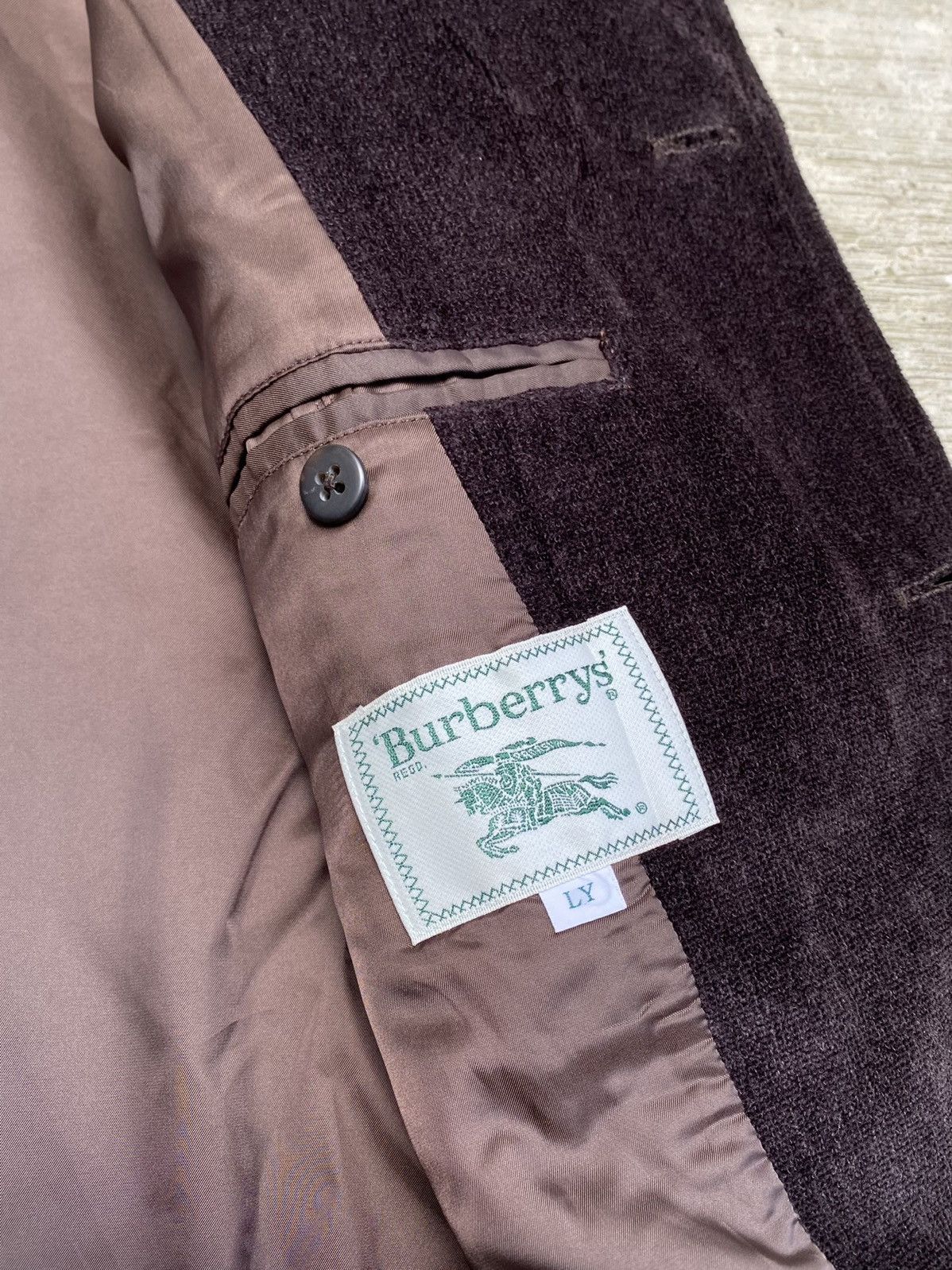 Burberry × Burberry Prorsum VINTAGE BURBERRYS SUEDE WOOL BLEND BUTTON UP JACKET Size US M / EU 48-50 / 2 - 17 Thumbnail
