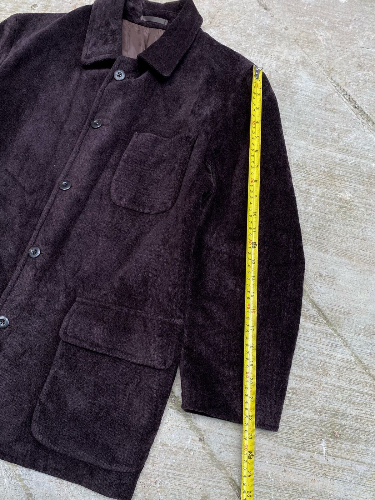Burberry × Burberry Prorsum VINTAGE BURBERRYS SUEDE WOOL BLEND BUTTON UP JACKET Size US M / EU 48-50 / 2 - 20 Thumbnail