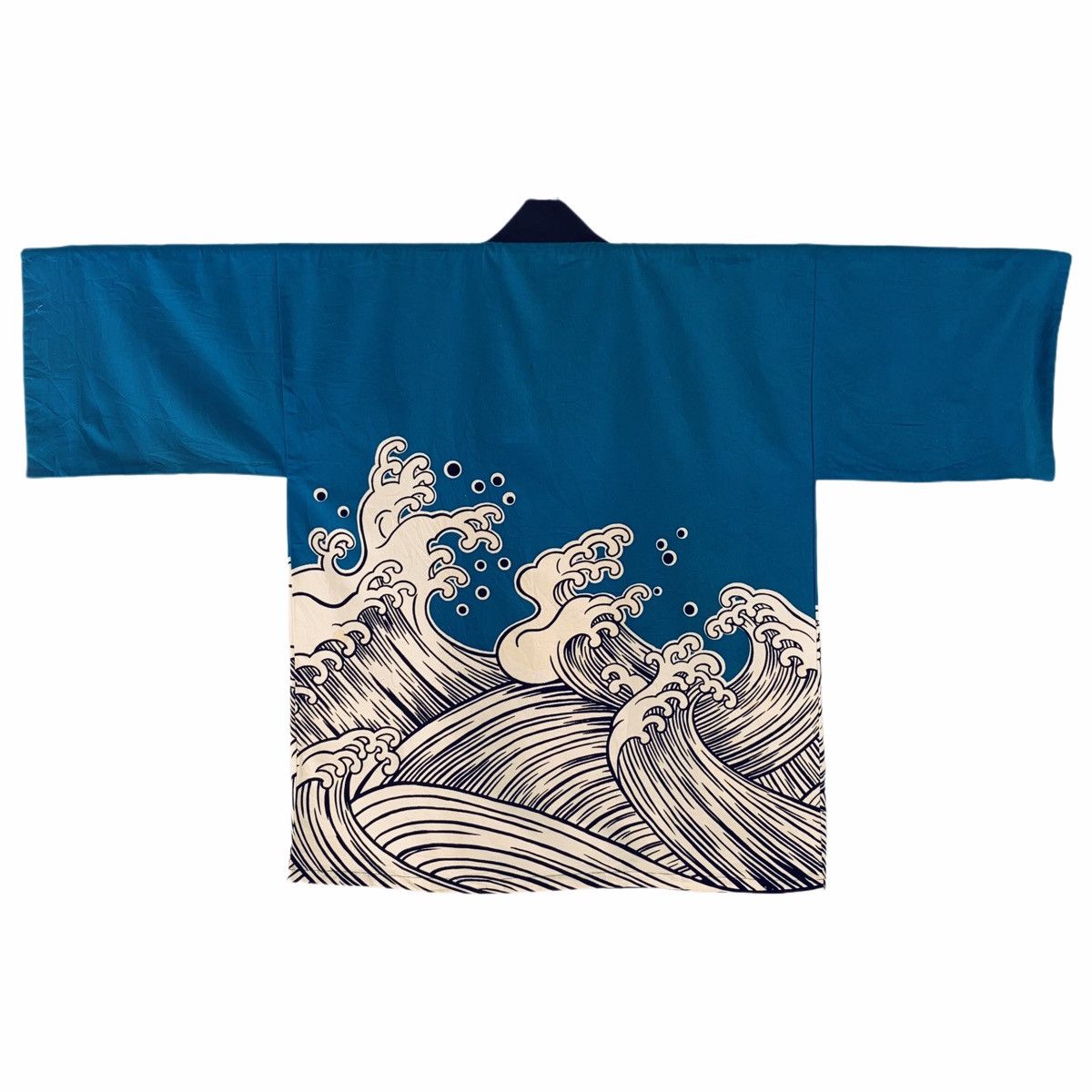 Japanese Brand Japan Pop Art ‘Waves Of The Sea’ Kimono Cardigan Size US XL / EU 56 / 4 - 1 Thumbnail