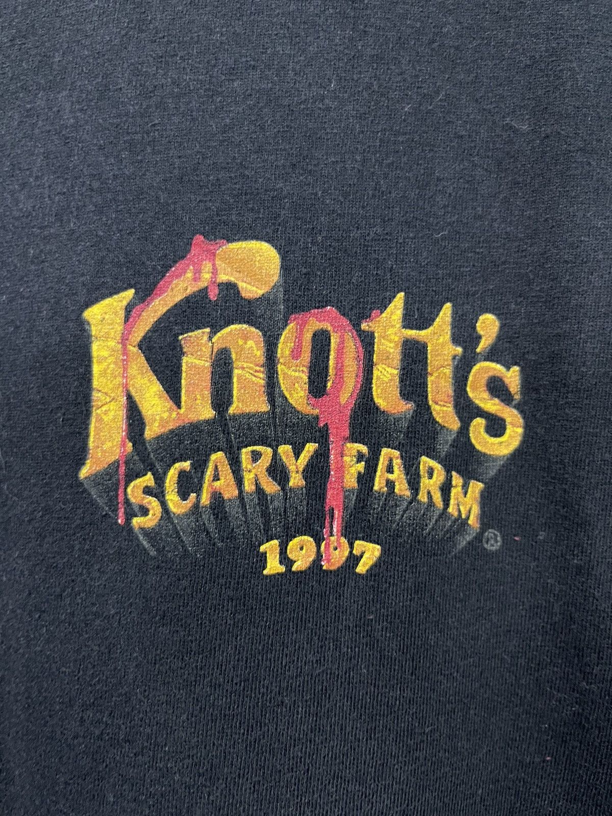 Expert Horror Vintage 90s Horror Halloween Hunts Knotts Scary Farm Faded Size US XL / EU 56 / 4 - 7 Thumbnail
