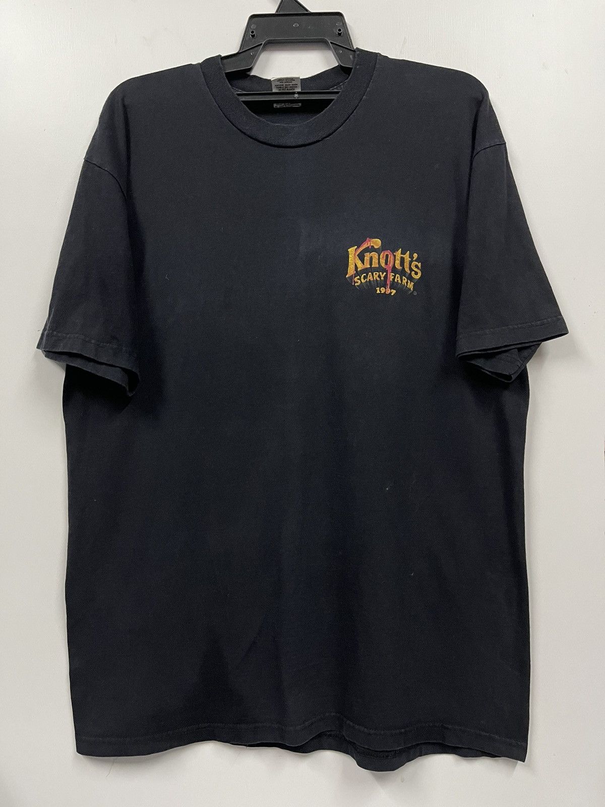 Expert Horror Vintage 90s Horror Halloween Hunts Knotts Scary Farm Faded Size US XL / EU 56 / 4 - 6 Thumbnail