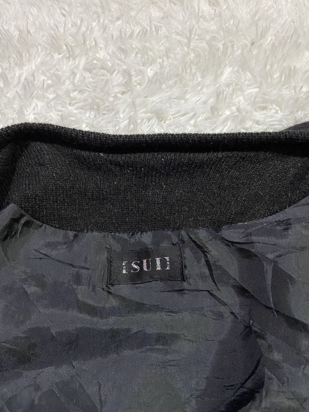 Japanese Brand Japanese Brand Patchwork Logo Wool Button Up Sweater Size L / US 10 / IT 46 - 10 Thumbnail