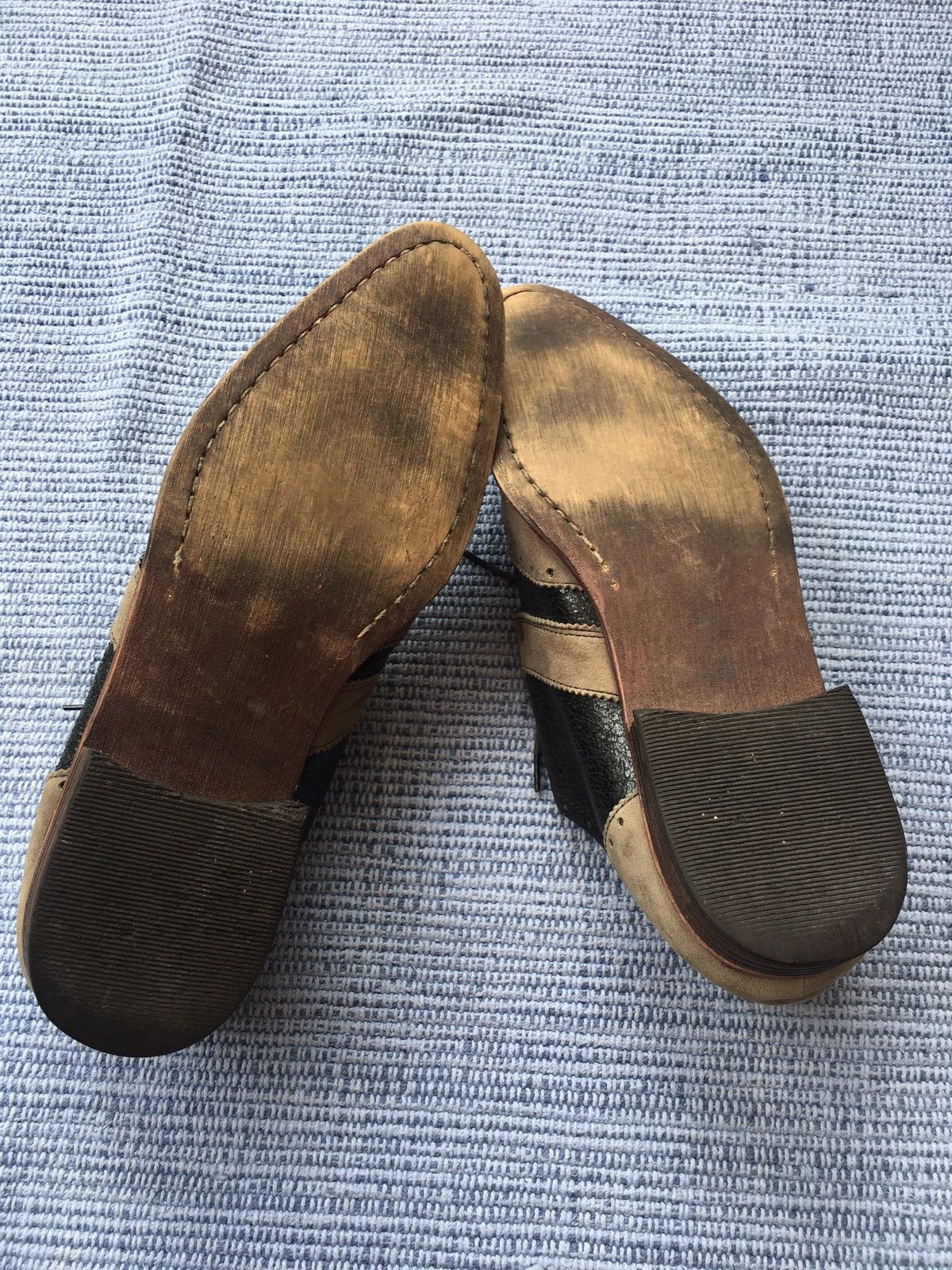 Japanese Brand 2tones leather shoes Size US 9 / EU 42 - 3 Thumbnail