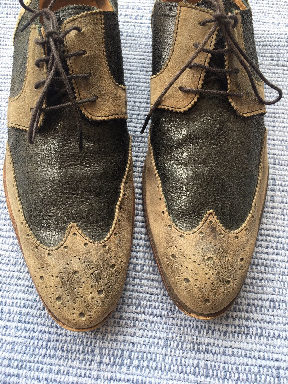 Japanese Brand 2tones leather shoes Size US 9 / EU 42 - 11 Thumbnail