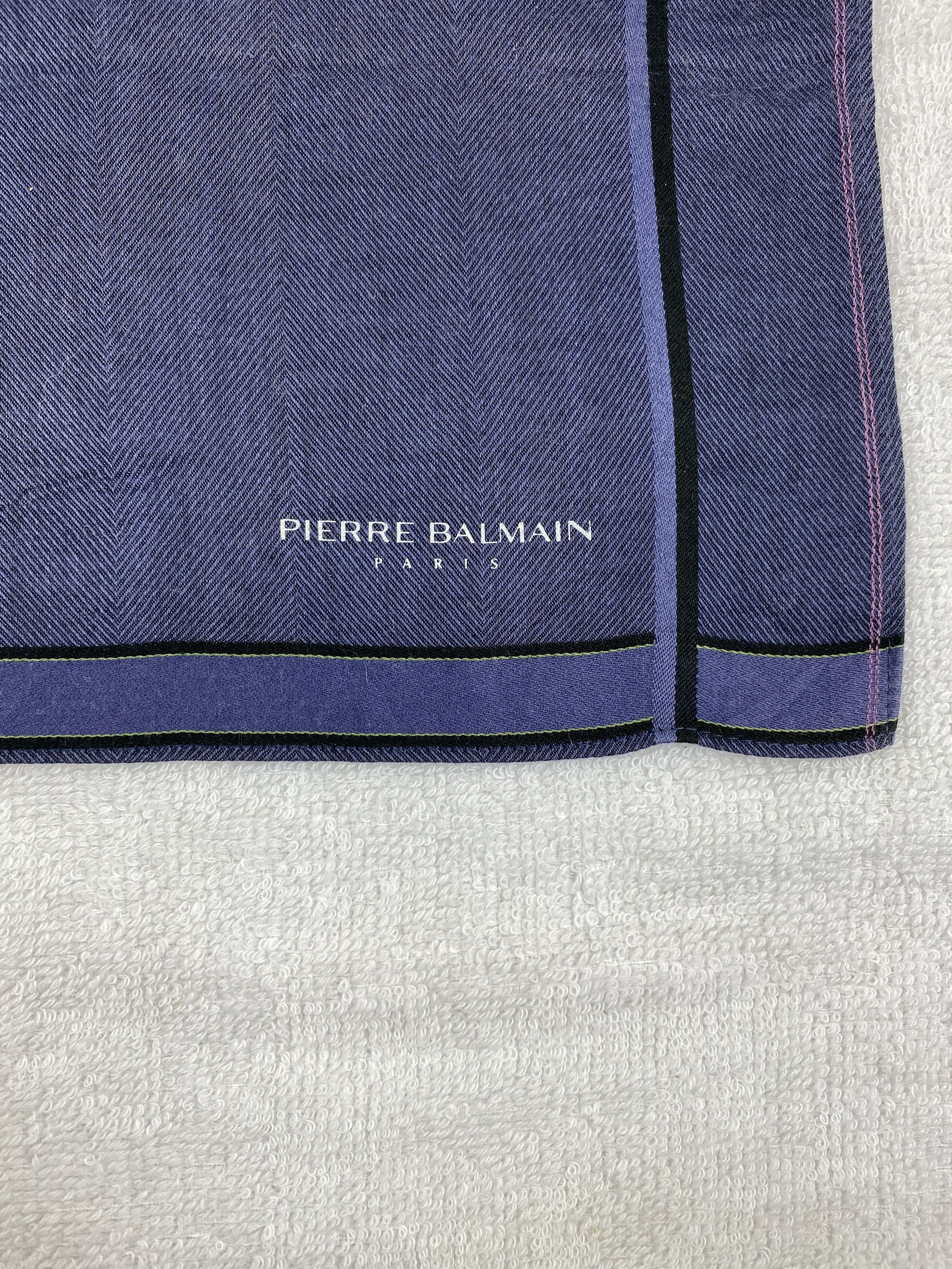 Pierre Balmain × Vintage Pierre Balmain Handkerchief / Bandana / Neckerchief Size ONE SIZE - 5 Thumbnail