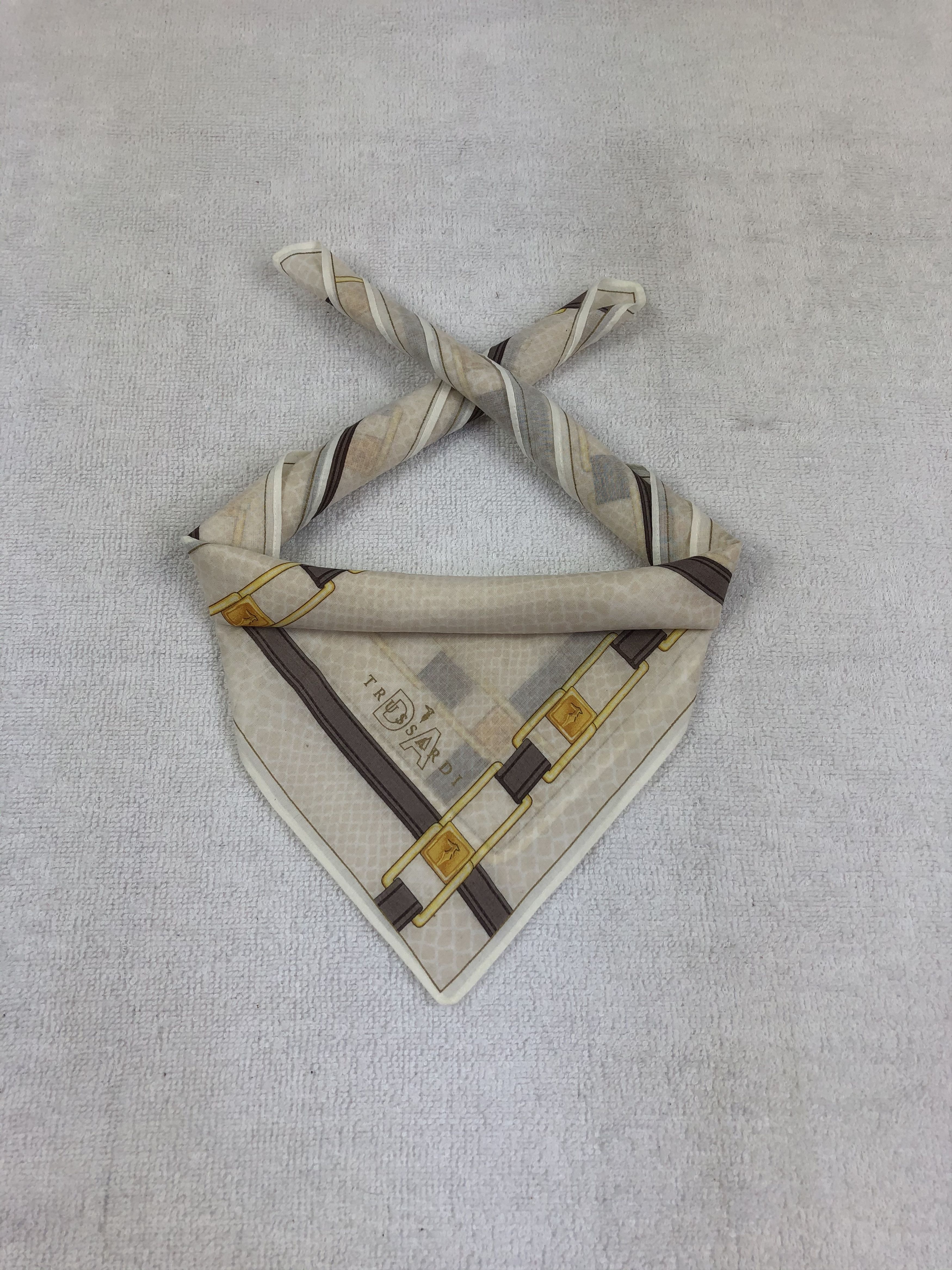 Trussardi × Vintage Trussardi Bandana / Handkerchief / Neckerchief Size ONE SIZE - 1 Thumbnail