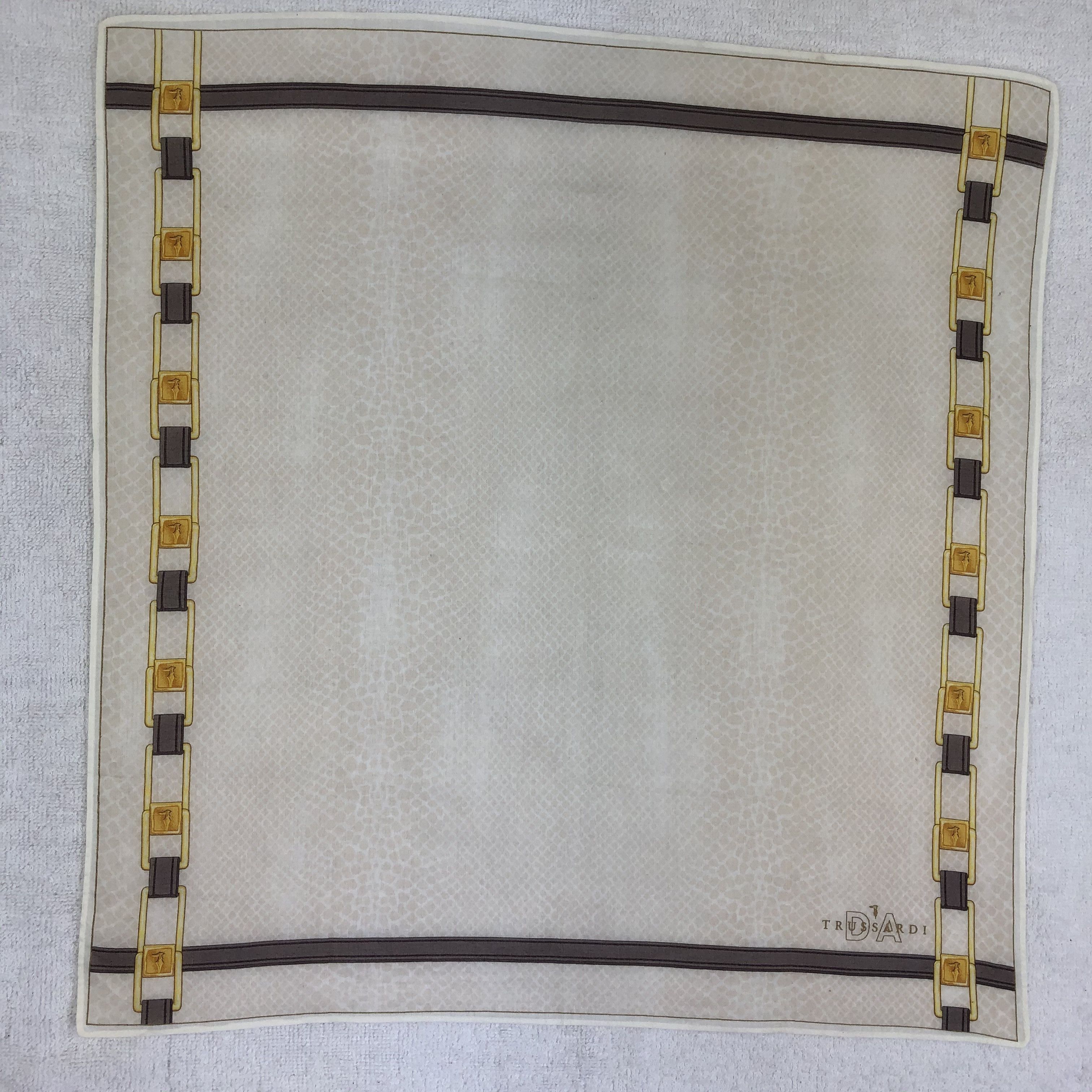 Trussardi × Vintage Trussardi Bandana / Handkerchief / Neckerchief Size ONE SIZE - 2 Thumbnail