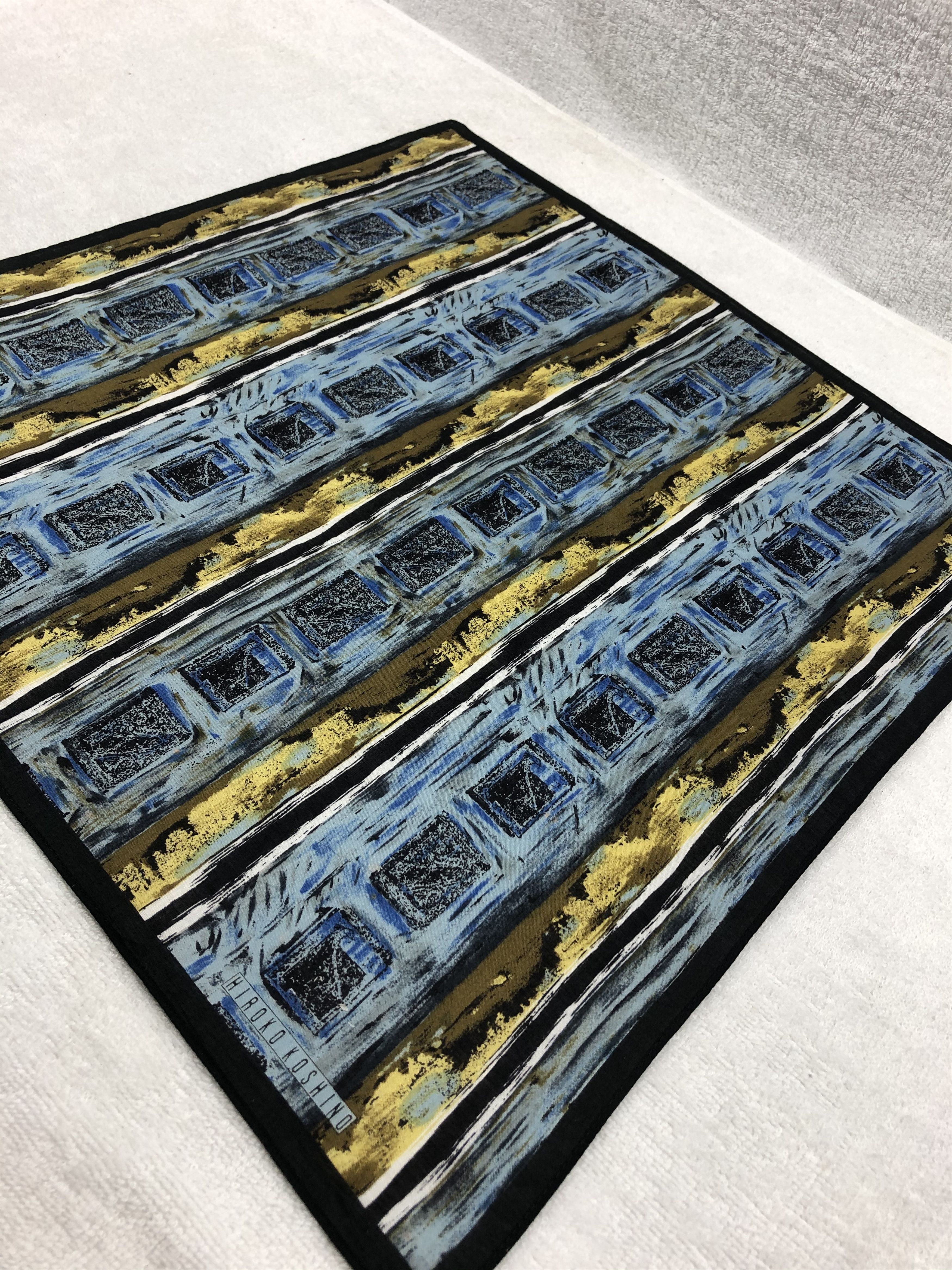 Hiroko Koshino Homme × Japanese Brand × Vintage Hiroko Koshino Bandana / Handkerchief / Neckerchief Size ONE SIZE - 3 Thumbnail