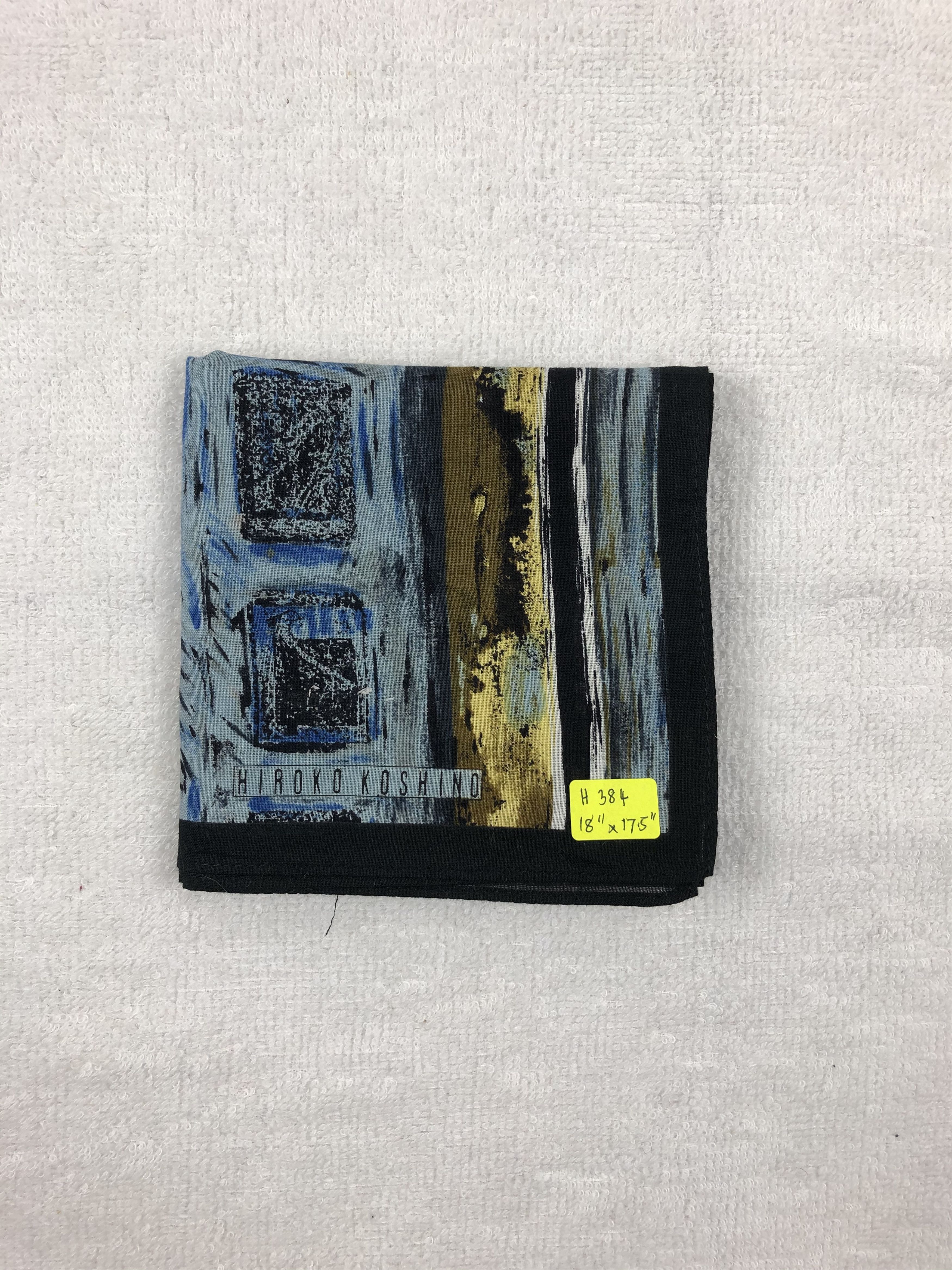 Hiroko Koshino Homme × Japanese Brand × Vintage Hiroko Koshino Bandana / Handkerchief / Neckerchief Size ONE SIZE - 5 Thumbnail
