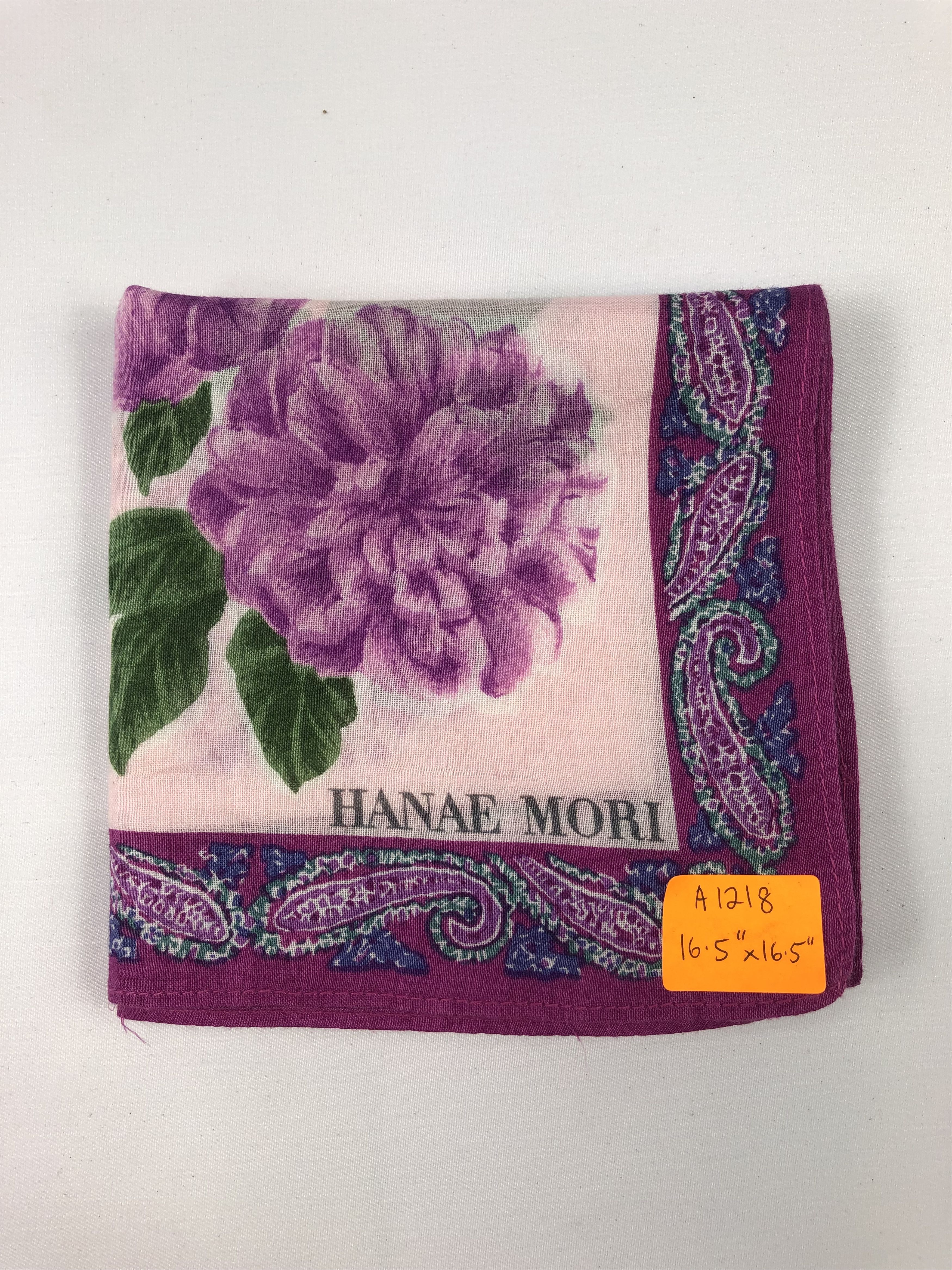 Hanae Mori × Japanese Brand × Vintage Hanae Mori Handkerchief / Bandana / Neckerchief Size ONE SIZE - 8 Thumbnail