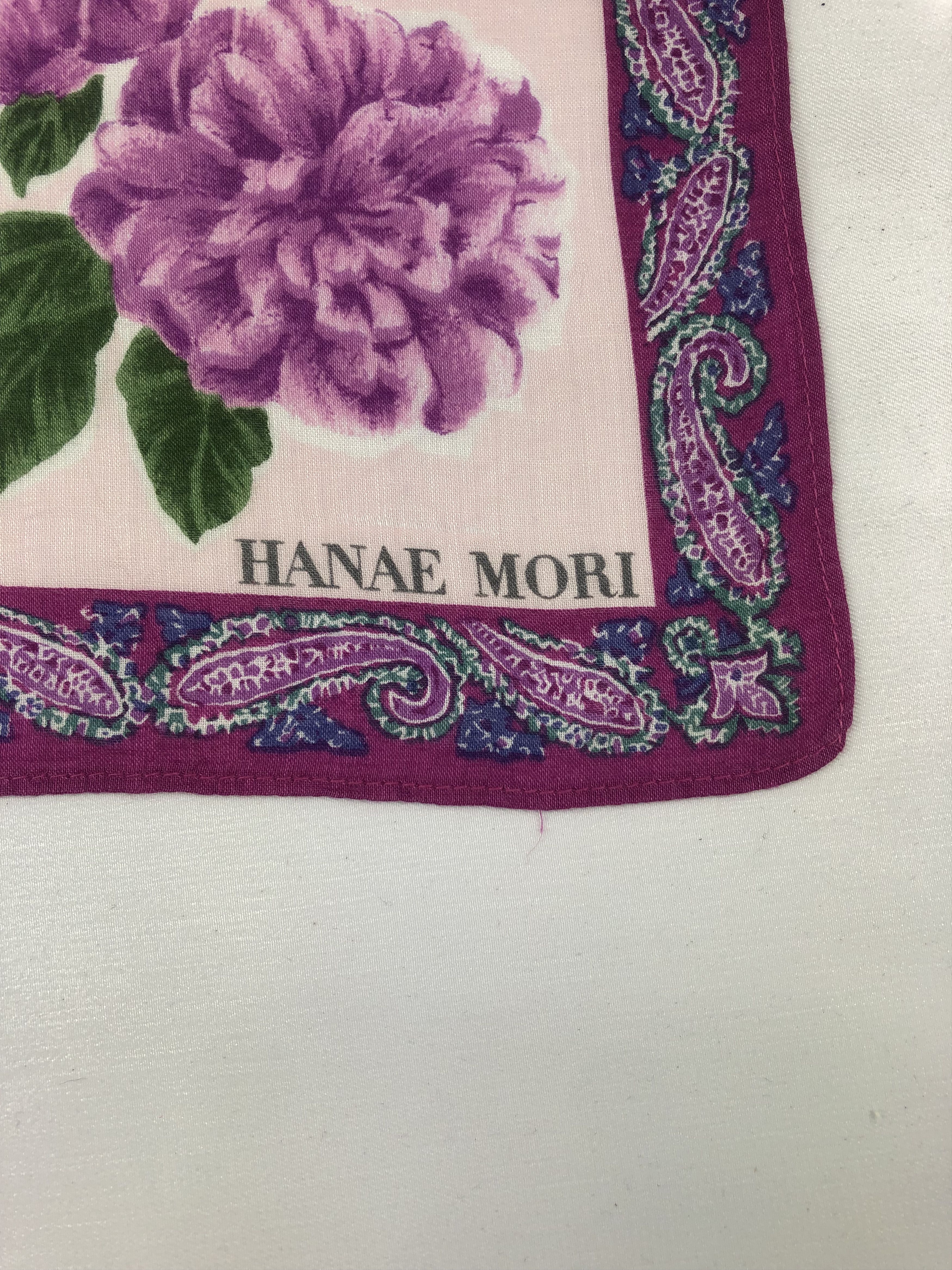 Hanae Mori × Japanese Brand × Vintage Hanae Mori Handkerchief / Bandana / Neckerchief Size ONE SIZE - 4 Thumbnail