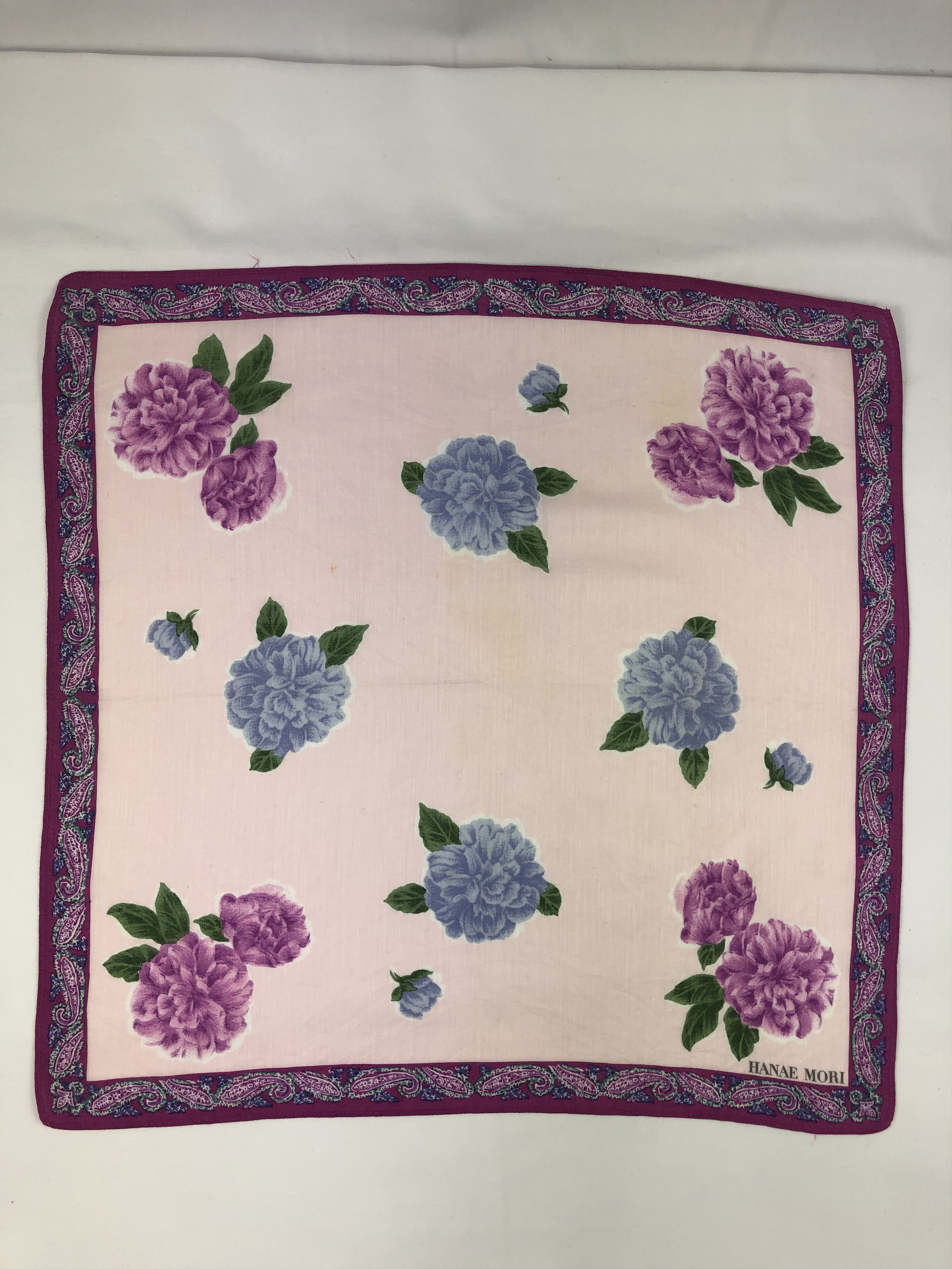 Hanae Mori × Japanese Brand × Vintage Hanae Mori Handkerchief / Bandana / Neckerchief Size ONE SIZE - 2 Thumbnail