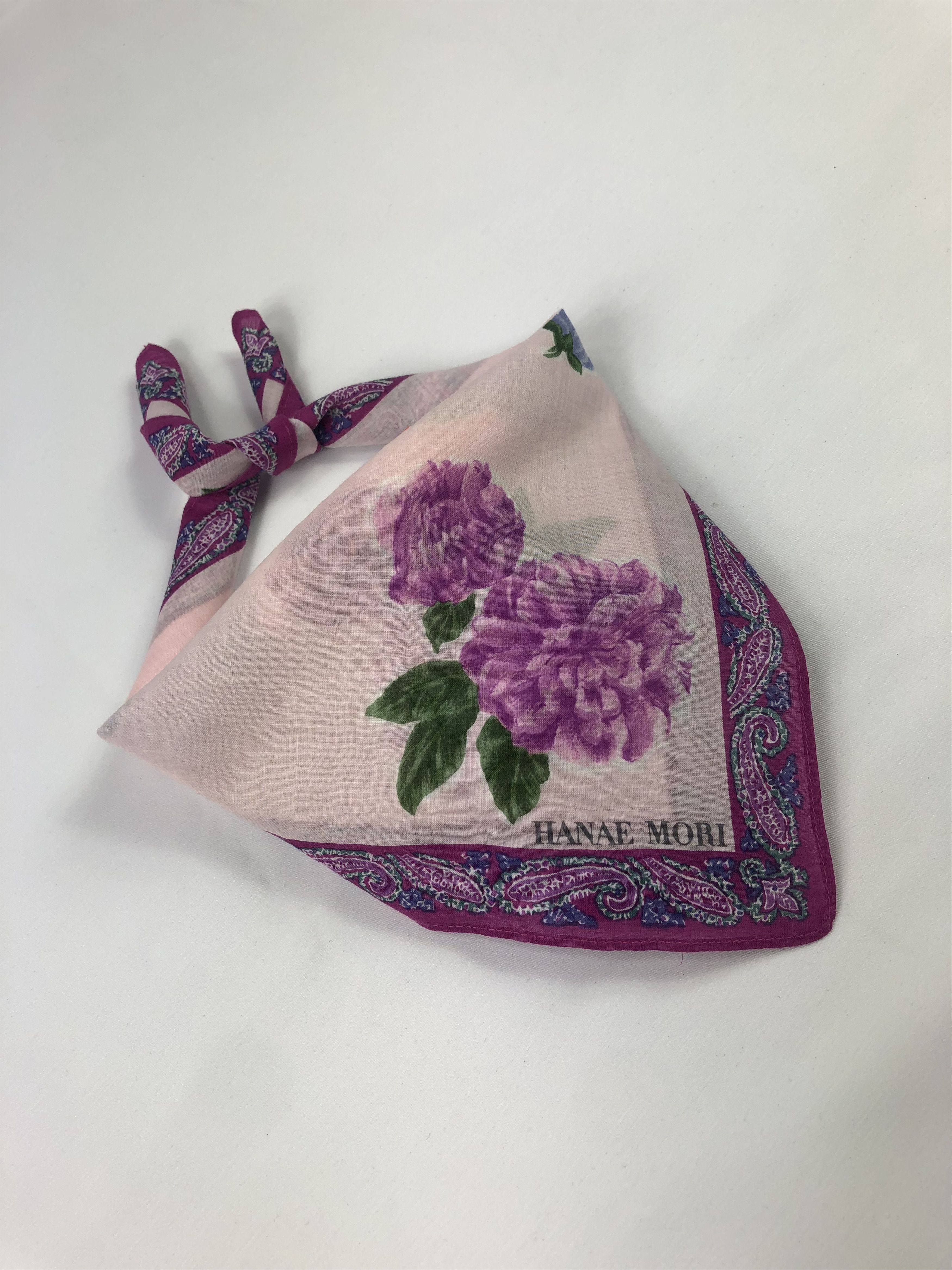 Hanae Mori × Japanese Brand × Vintage Hanae Mori Handkerchief / Bandana / Neckerchief Size ONE SIZE - 7 Thumbnail
