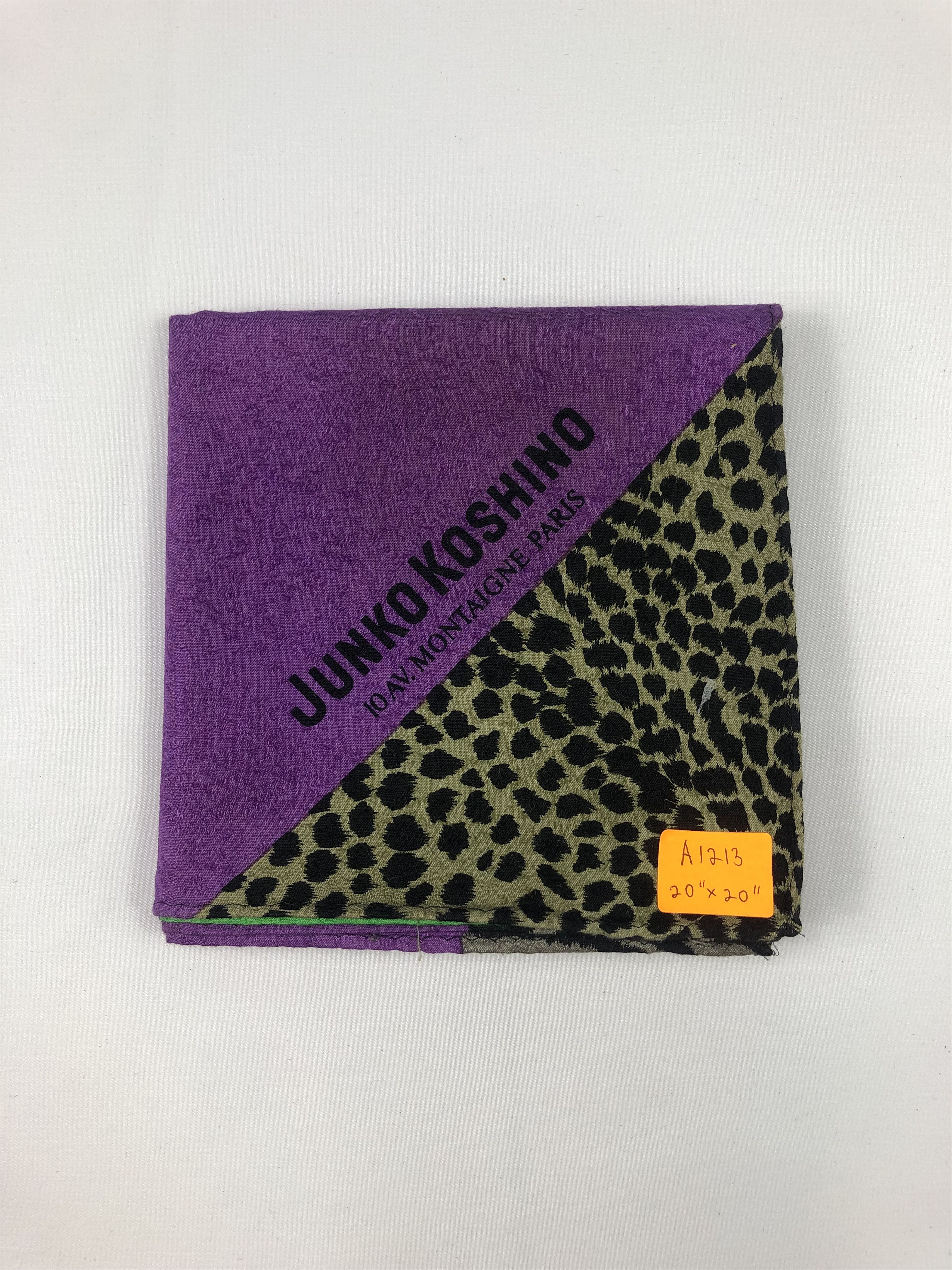 Japanese Brand × Mr. Junko × Vintage Junko Koshino Handkerchief / Bandana / Neckerchief Size ONE SIZE - 9 Thumbnail