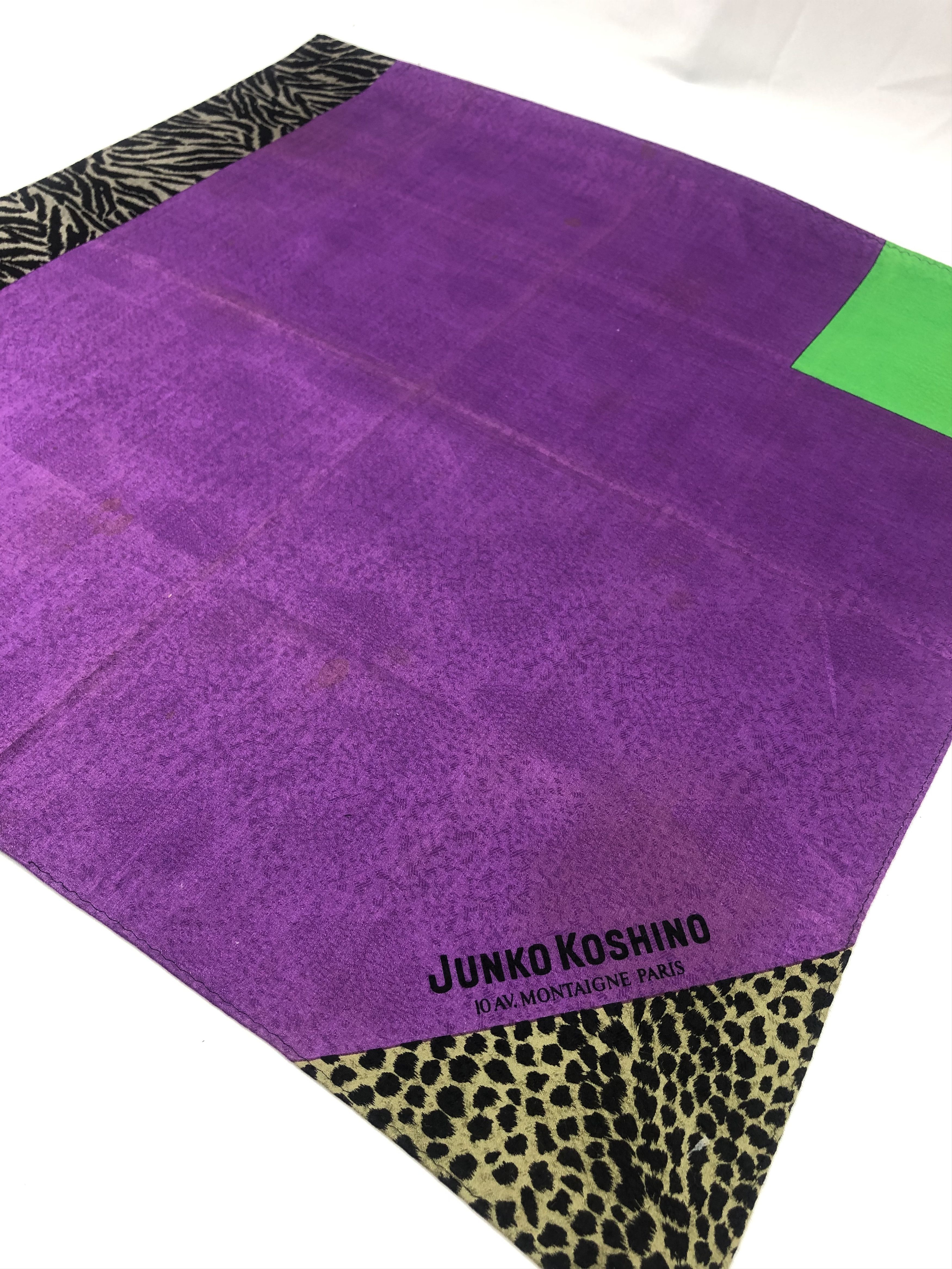 Japanese Brand × Mr. Junko × Vintage Junko Koshino Handkerchief / Bandana / Neckerchief Size ONE SIZE - 4 Thumbnail